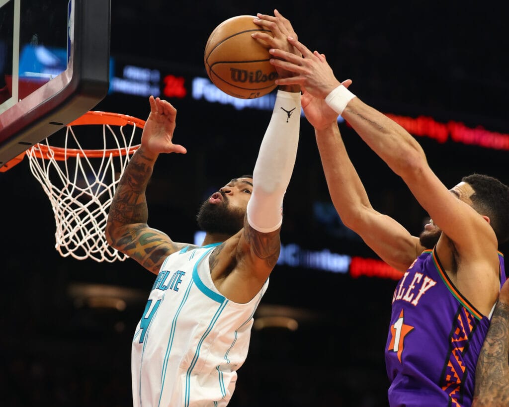 The Phoenix Suns have send Josh Okogie and three second-round draft picks to the Charlotte Hornets in a Nick Richards trade