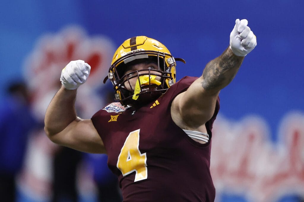 Cam Skattebo is the only Sun Devil to be invited to the Scouting Combine