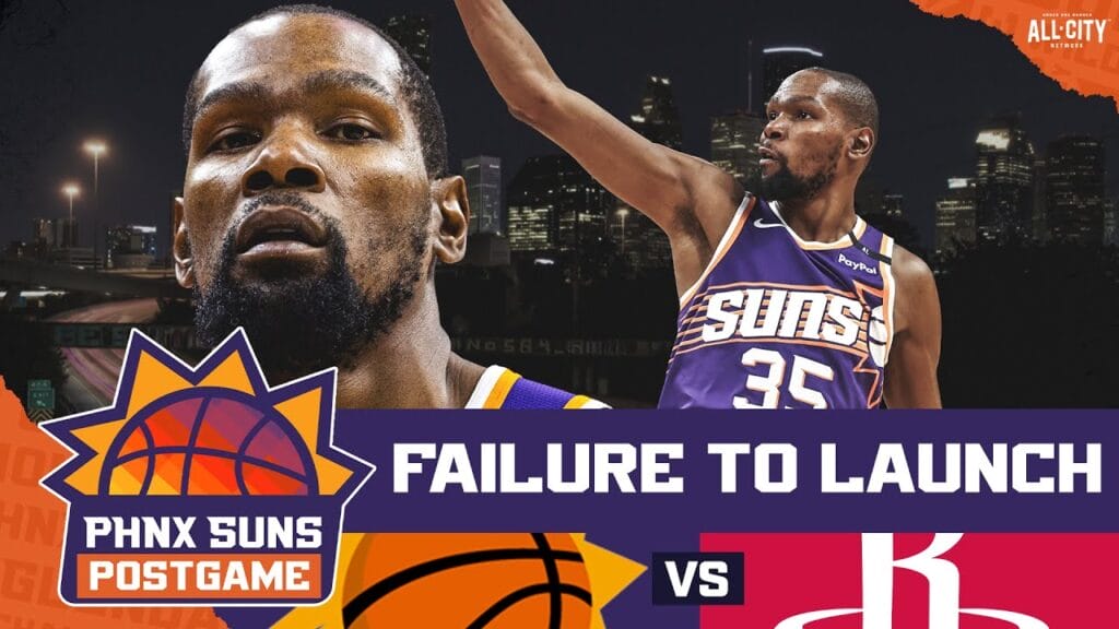 Gritty Performance By Kevin Durant NOT ENOUGH For Phoenix Suns VS Houston Rockets