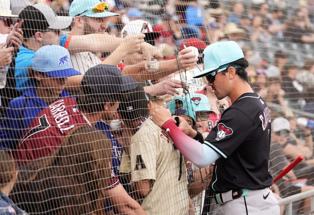 The Arizona Diamondbacks kick off the 2025 season with an Opening Day matchup against the Cubs.
