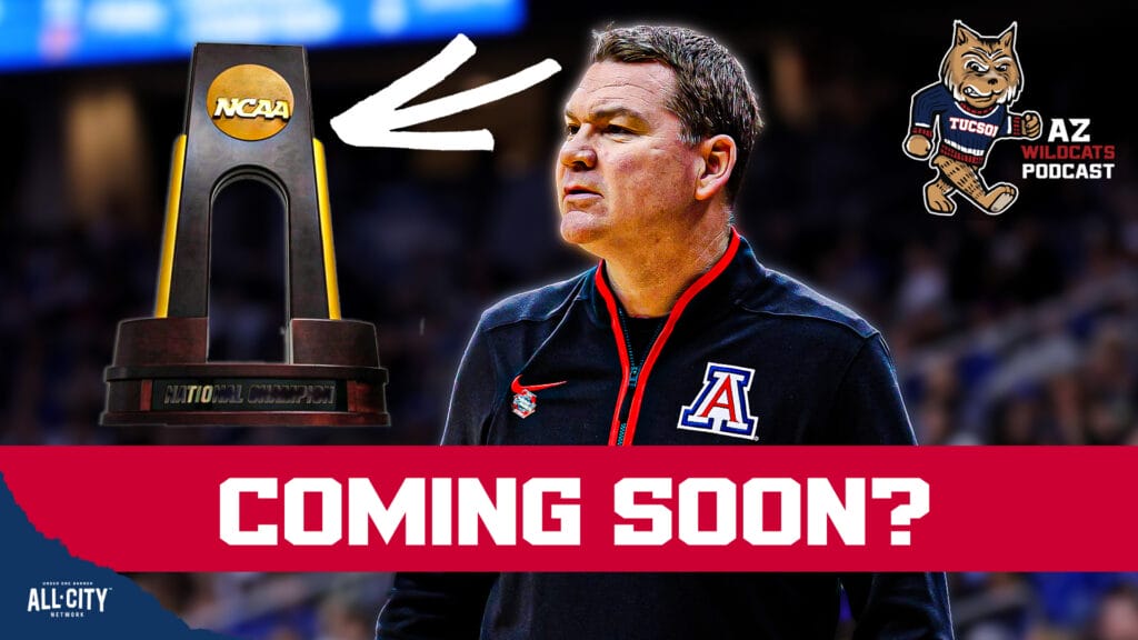 Tommy Lloyd looks on as he continues his quest for a national championship