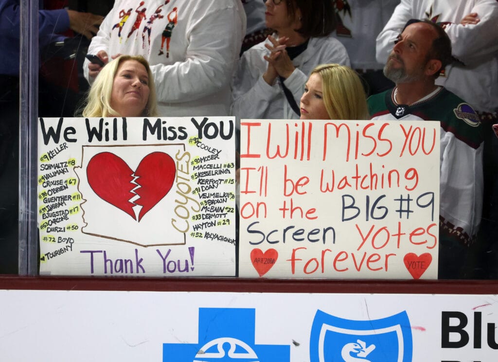 News broke one year ago that the Coyotes' relocation to Utah was close