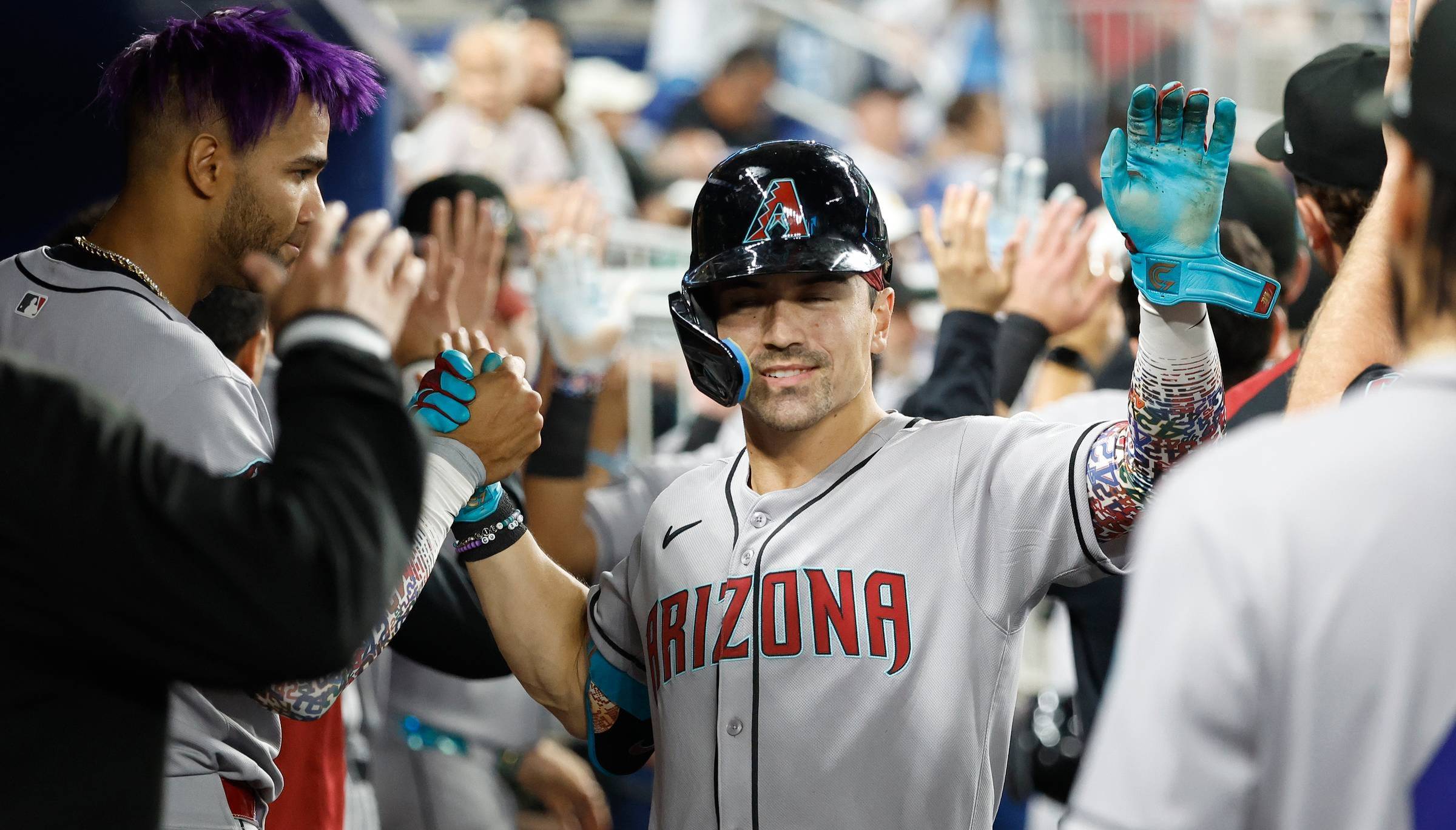 The NL West has four teams with 10-or-more wins.