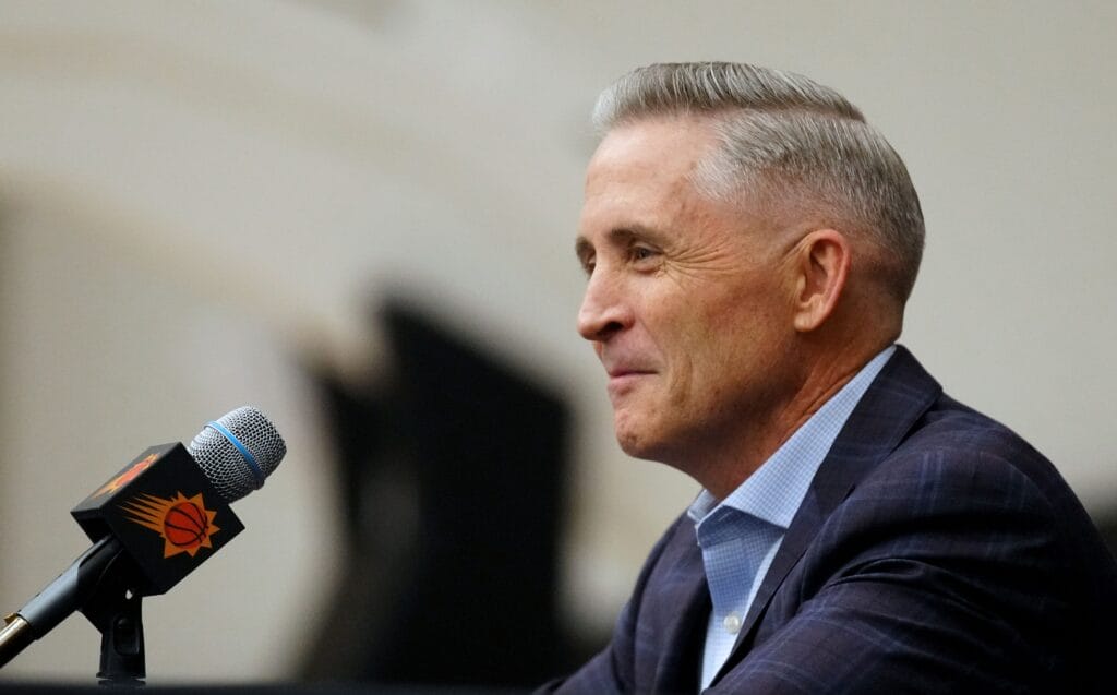 New Suns GM Brian Gregory held his introductory press conference on Tuesday.