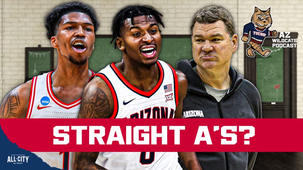 Arizona men’s basketball had an impressive 2024-2025 season but the Wildcats were unable to reach their ultimate goal of a National Championship. The Wildcats fell to Duke in the Sweet 16. In Caleb Love’s final season of college basketball, he was mercurial from the field but put together his most complete season of play in his career. Jaden Bradley became a true leader from the point guard position. Tommy Lloyd was able to shift his entire offensive scheme after Motijus Krivas went down with a lower body injury early. In their first year in the Big 12, the Wildcats had a good showing for themself, finishing tied for 3rd in the Big 12 conference. What would you grade the Arizona Wildcats basketball season? Was Tommy Lloyd’s coaching an A+? What do you grade Arizona’s front-court?