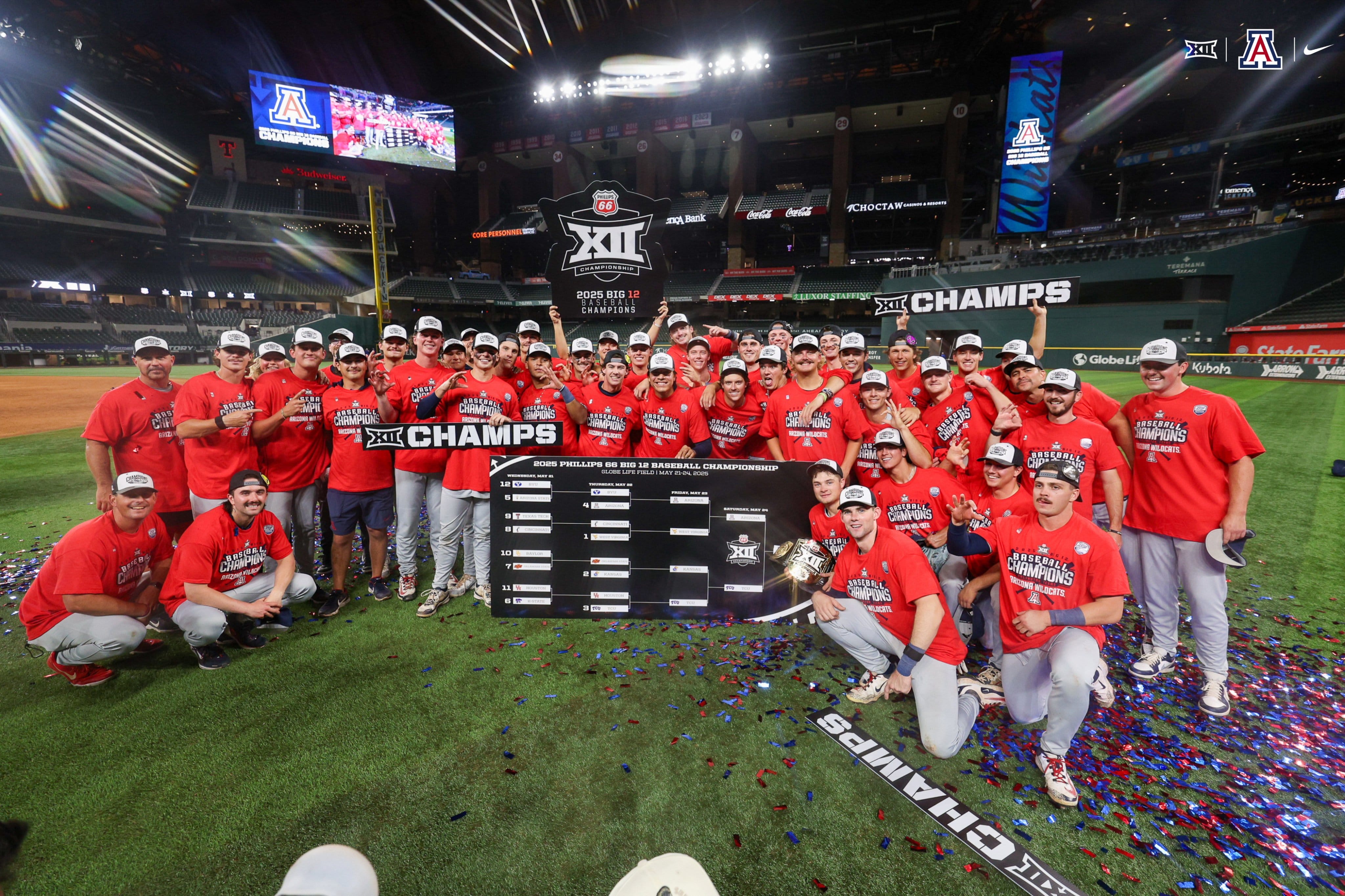The Arizona baseball team won the Big 12 Tournament, and both the Wildcats and Sun Devils are in the NCAA Tournament.