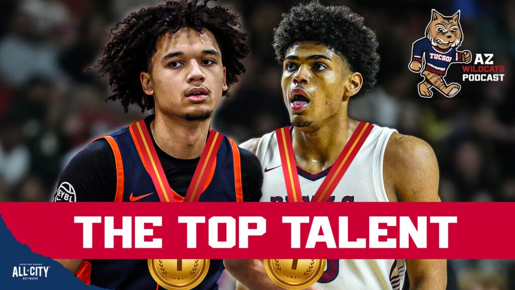 Tommy Lloyd has accumulated some of the best and most highly regarded talents in this entire 2025 recruiting cycle. Koa Peat, Brayden Burries, Dwayne Aristode, Bryce James all making their way to Tucson this winter. Is Arizona’s incoming underrated?! Should the Wildcats incoming be ranked number one? Today’s episode will evaluate the top 10 Big 12 recruiting classes. PLUS! Arizona baseball plays in their regional today after the show, Caleb Love getting NBA draft attention, and more! Join Damon Fairall and Kevin Thomas on the AZ Wildcats Podcast!