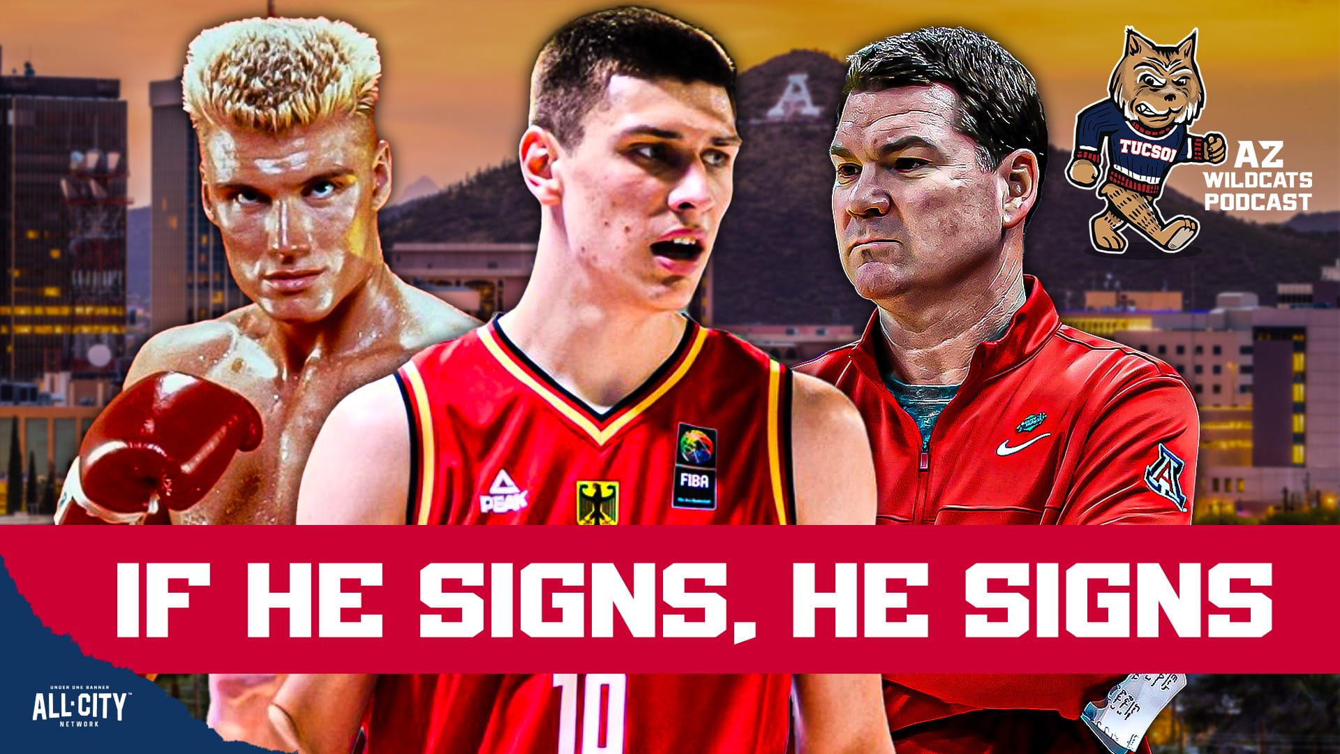 Tommy Lloyd has seemingly done it again! Ivan Kharchenkov has been been one of the most sought after international prospect. Arizona seemingly has gained a commitment from the German-Russian talent. The 6’7 wing is seemingly the player Arizona envisions to replace the NBA lottery bound Carter Bryant. How does Kharchenkov fit into a Tommy Lloyd Arizona roster for 2025-26? Is he a better fit for the starting small forward role than Dwayne Aristode? PLUS! Arizona Baseball has won the Eugene Super Regional after defeating Cal Poly with some record breaking performances, Arizona football gets a visit from a four star quarterback, Aari McDonald is Caitlyn Clark’s newest teammate, and so much more! Join Damon Fairall and Kevin Thomas on the AZ Wildcats Podcast!