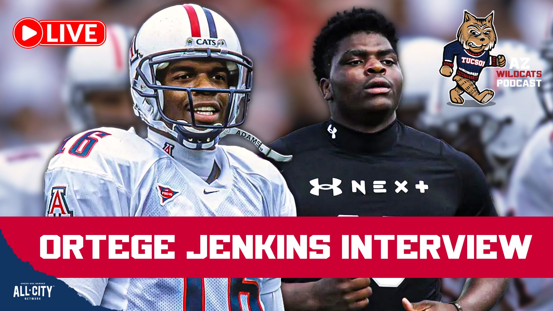 Former Arizona quarterback Ortege Jenkins is still involved in football and trains 4-star recruit Keytrin Harris who recently committed to the Wildcats. Damon and Kevin talk with Jenkins about his time in Tucson and his experience with Harris. PLUS! Memphis’ bid for the Big 12 and Carter Bryant’s sister staying close to the Wildcats program? Join Damon Fairall and Kevin Thomas on the AZ Wildcats Podcast!