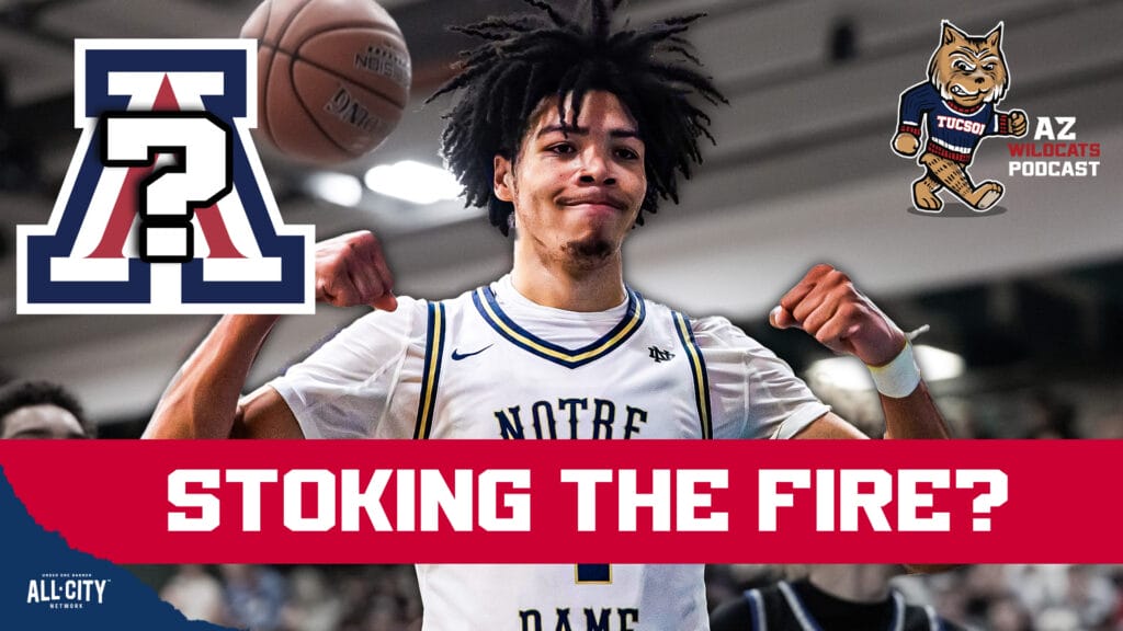 Arizona’s Tommy Lloyd’s position as USA U19 head coach is unique in the sense that he gets to have hands on experience with some of the top talent in the country before they make their college choices. The #1 player in the country for the of 2026 is 6’7 wing Tyran Stokes. Leaders in his recruitment are currently Kentucky, Louisville, and Arkansas. But recently, Tommy Lloyd and Tom Izzo were spotted courtside for Stokes’ game and the prospect made sure to point them out. Does this mean Arizona could swoop in on the #1 recruit in 2026? PLUS! Arizona football took over Chase Field for U of A night at the Arizona Diamondbacks game. Join Damon Fairall and Kevin Thomas on the AZ Wildcats Podcast!