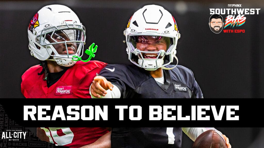 Kyler Murray and Marvin Harrison Jr.