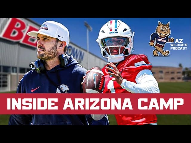 Arizona beat reporter Justin Spears stopped by the program to breakdown everything, everyone, and every battle at Wildcats football fall camp. Who is going to be the number 1 receiver? What does the O-Line room look like? Which breakout transfer will turn the defense around? PLUS! It’s a very special day for our host Damon Fairall. Join Damon Fairall and Kevin Thomas on the AZ Wildcats Podcast!