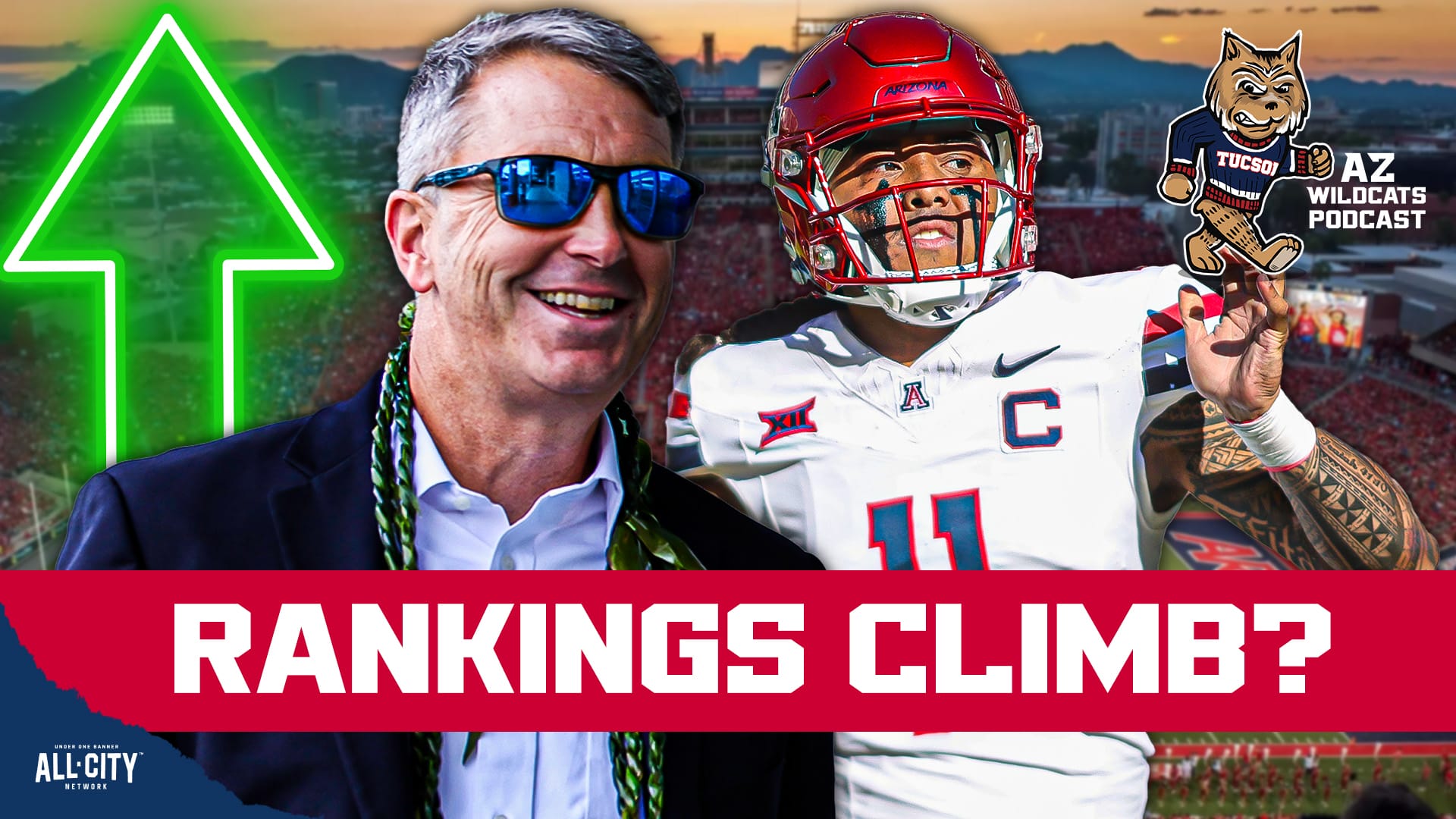 The Arizona Wildcats are coming off one of the most disappointing seasons in program history. Many have Brent Brennan’s team picked in the bottom 3 of the Big 12. Yet, in a recent poll by a national media outlet Arizona is ranked 38th in the nation. Are the Wildcats ranked too high? PLUS! The guys break down the news & notes from fall camp. Join Damon Fairall and Kevin Thomas on the AZ Wildcats Podcast!