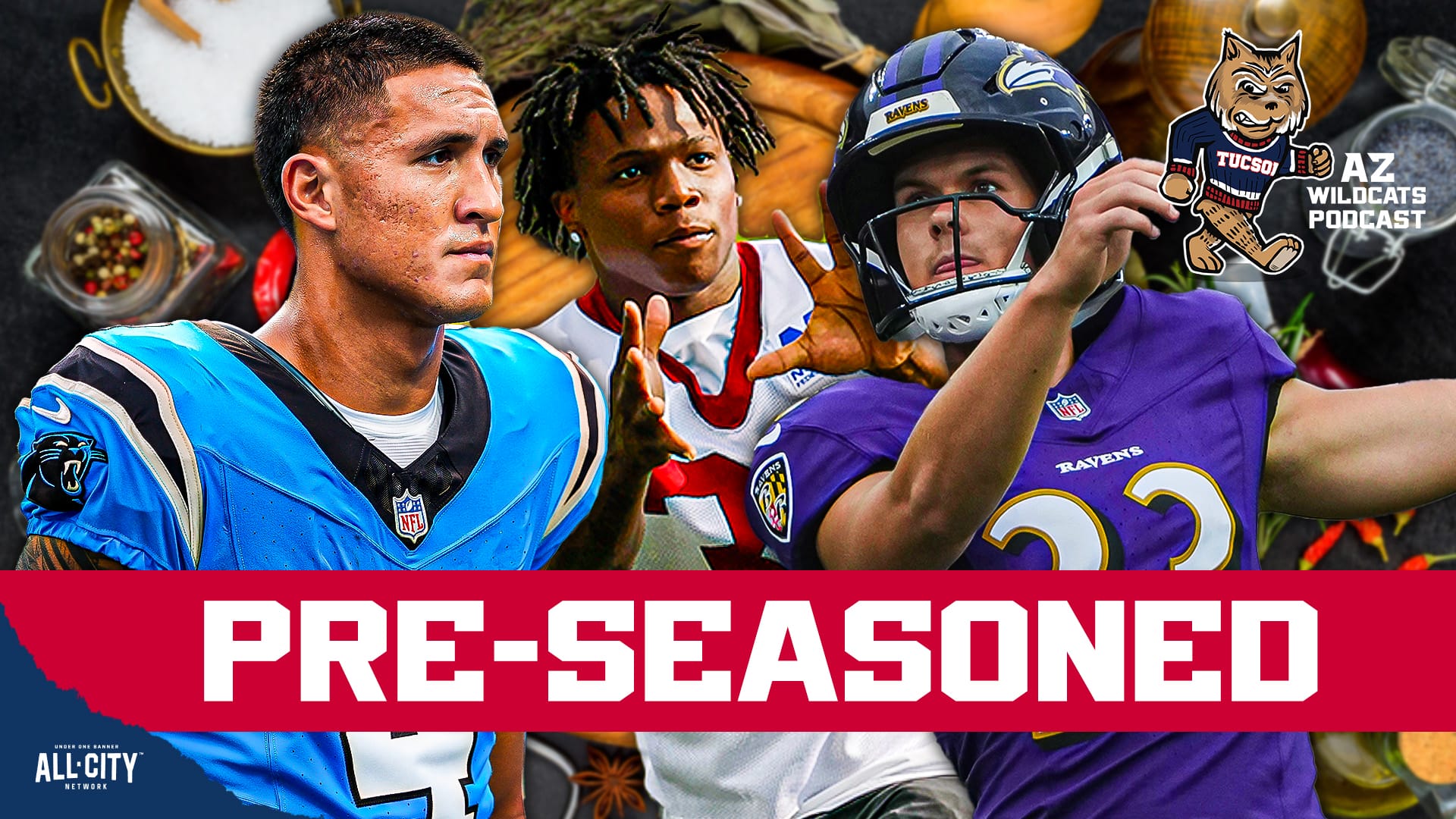 Brent Brennan may not have found much on-field success in 2025, but he was able to help some Arizona Wildcats find their way into the NFL. Tetairoa McMillan, Jacory Croskey-Merritt, Tyler Loop, Jordan Morgan and others are making noise at the next level. PLUS! Wildcats football was rained out over the weekend, Josh Bringuel makes a 30 for 30 list, we have NEW studio space, and MORE! Join Damon Fairall and Kevin Thomas on the AZ Wildcats Podcast!