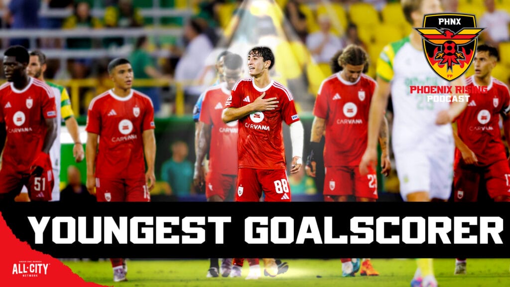 Pierce Rizzo makes history with Phoenix Rising goal