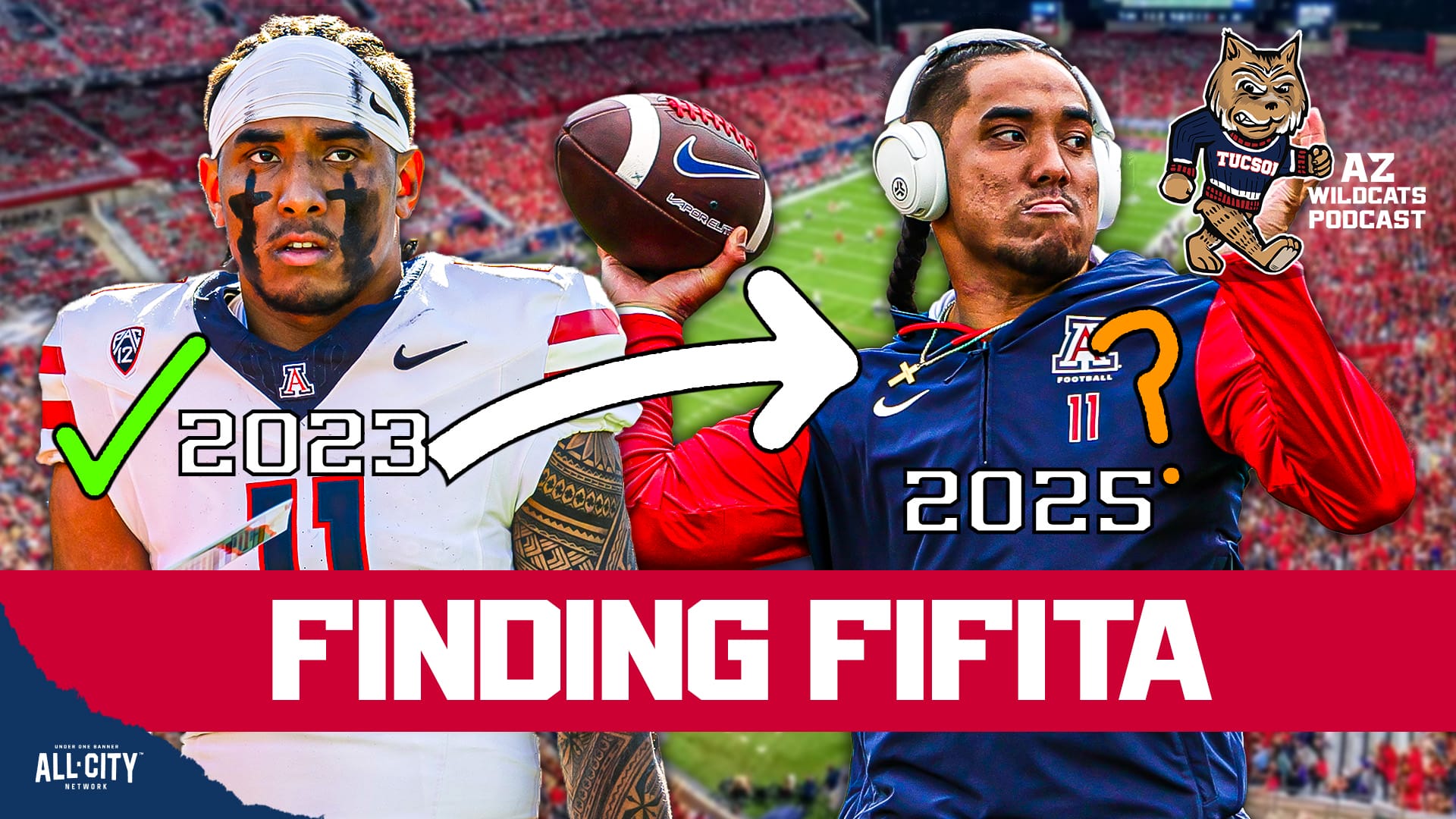 Arizona's Noah Fifita set the college football world aflame when he took over the starting QB role for the Wildcats. Winning the Alamo Bowl in 2023, taking the starting role from Jayden DeLaura, and becoming one of the best QBs in the nation. However, after the departure of Jedd Fisch and arrival of Brent Brennan, Fifita struggled in 2024. The Wildcats QB led the Big 12 in interceptions last season and looked out of sorts most games. Can NEW Offensive Coordinator Seth Doege save the Wildcats offense and bring Noah Fifita back into the national spotlight? PLUS! A betting breakdown for some upcoming CFB games Join Damon Fairall and Kevin Thomas on the AZ Wildcats Podcast!