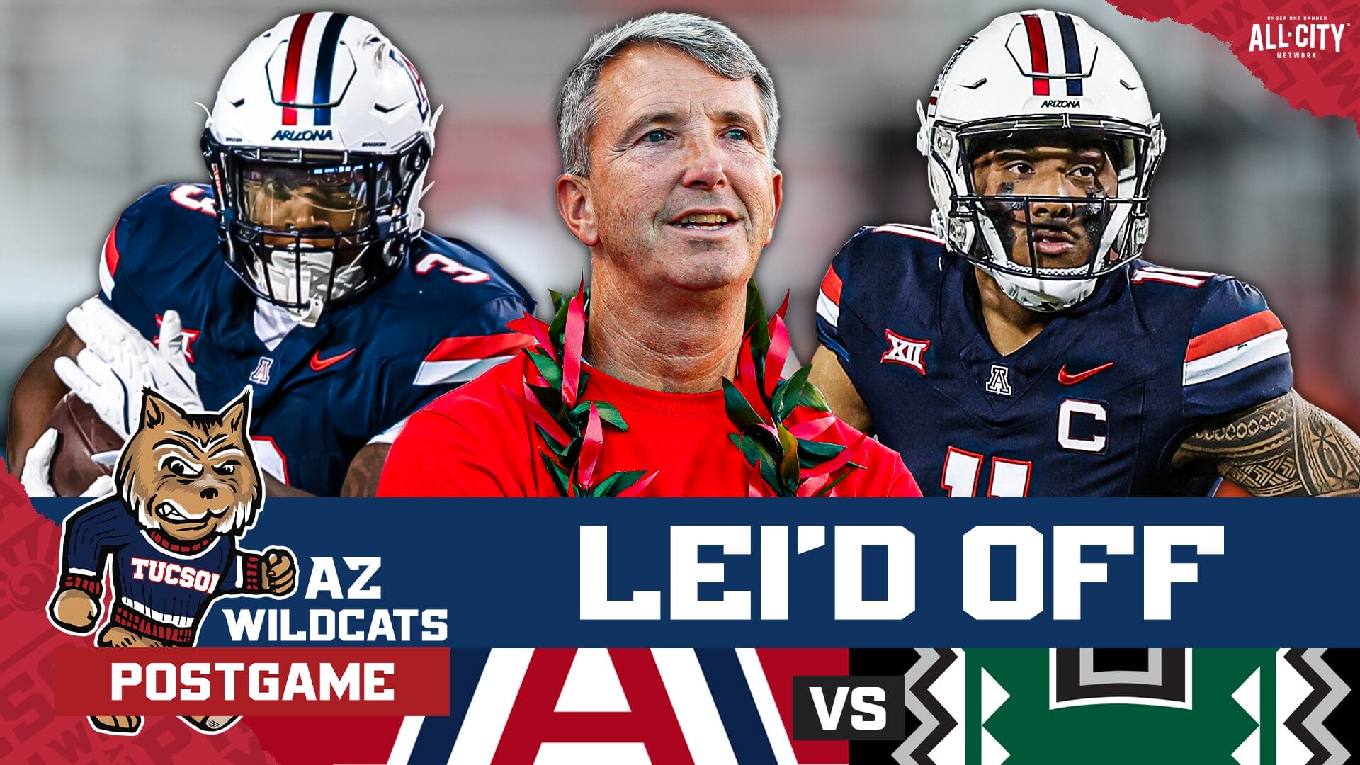 The Arizona Wildcats opened up the season vs the Hawaii Rainbow Warriors and were able to pull off the victory by a score of 40-6. Noah Fifita regained his confidence, Seth Doege’s offense offered a much welcomed change of pace, Danny Gonzales’ defense was explosive but bent a little too much for fans comfort, Arizona found playmakers in the form of Kedrick Reescano & Quincy Craig. Breaking down the game results are Damon Fairall and Kevin Thomas of the AZ Wildcats Podcast. The fellas talk everything from numbers breakdown to betting review and will also be joined LIVE from Arizona Stadium by Coein Kinney with correspondence from Tucson. Join Damon Fairall and Kevin Thomas on the AZ Wildcats Podcast!