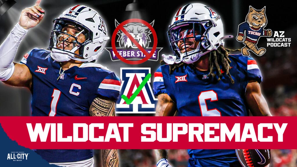 Arizona football has played their first game of the 2025 season. The understanding of what Wildcats football could be this season is now there. The offense knows what it’s goal is each drive, Offensive Coordinator Seth Doege has the offense moving at a rapid pace compared to last season. Brent Brennan is slowly gaining good will back with the fanbase. Weber State is coming to Tucson this weekend in a matchup that should present Noah Fifita and company to have fireworks on offense. PLUS! Justin Spears joins the podcast to preview this matchup & Kevin defends his power rankings honor. Join Damon Fairall and Kevin Thomas on the AZ Wildcats Podcast!