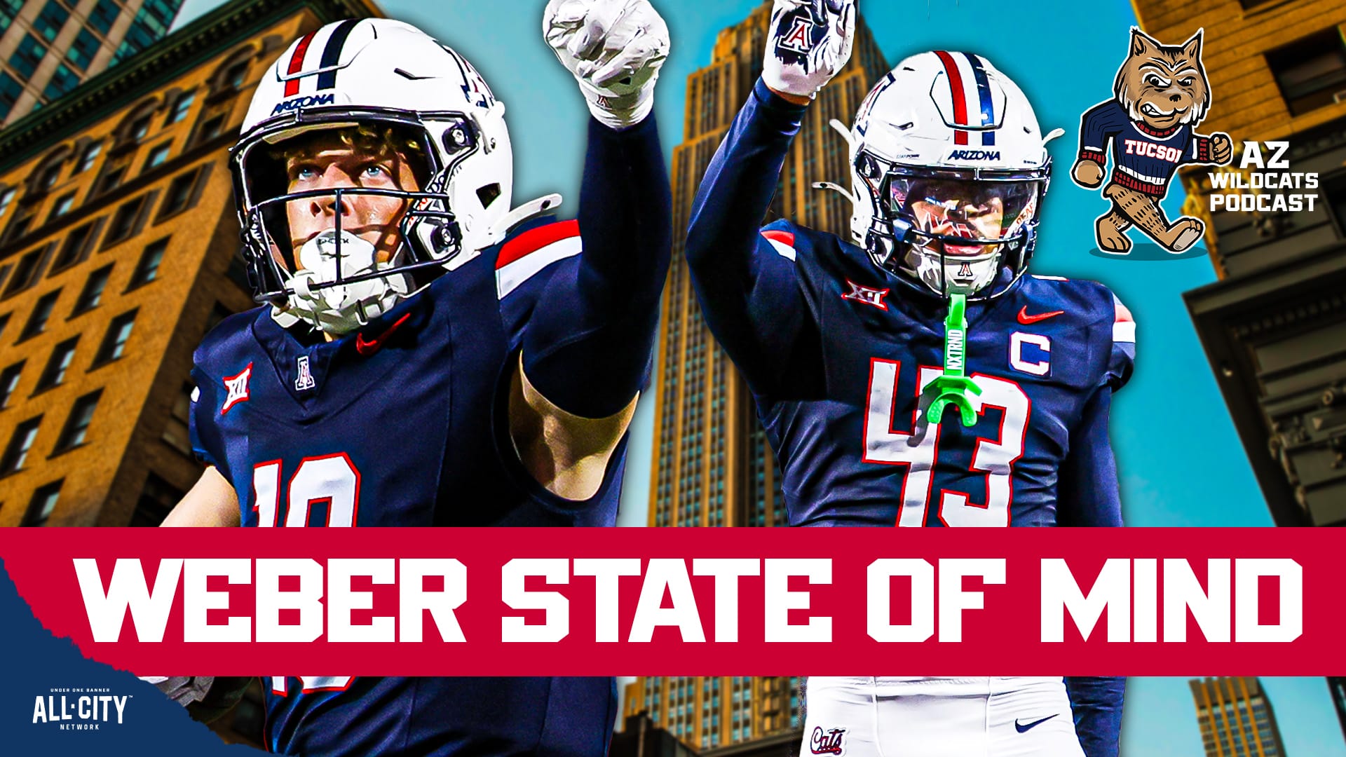 Arizona football dominated Hawaii in week 1 to the tune of 40-6. Weber State is coming to Tucson tomorrow and this matchup has blowout written all over it. Noah Fifita, Ismail Mahdi, Kedrick Reescano, Chris Hunter, Quincy Craig, and others are set for a big day. PLUS! Full breakdown of Arizona vs Weber State & Dwayne Aristode has gotten jacked this offseason Join Damon Fairall and Kevin Thomas on the AZ Wildcats Podcast!