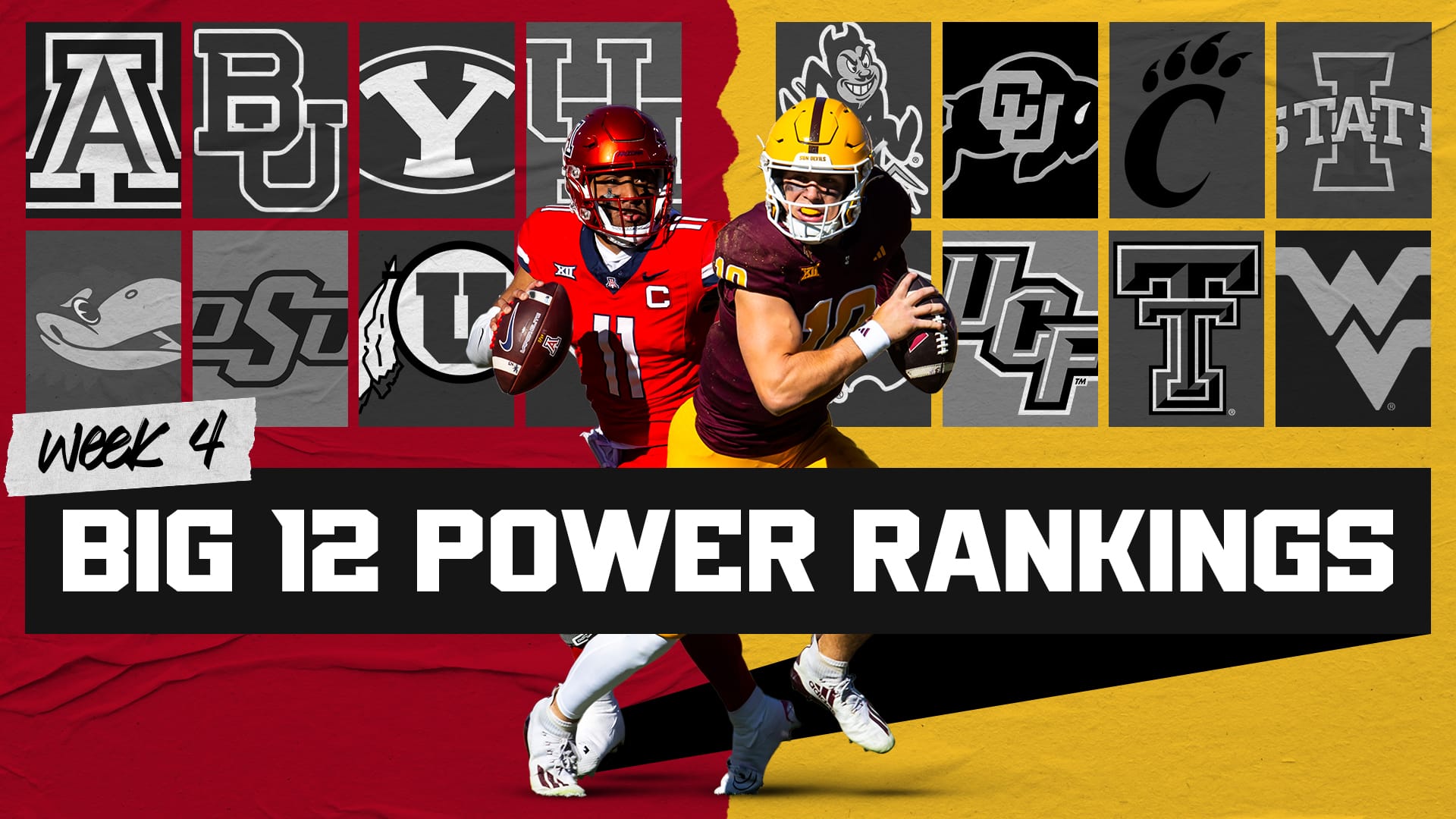 The Sun Devils and Wildcats are both in the middle of the pack in the Big 12 Power rankings.