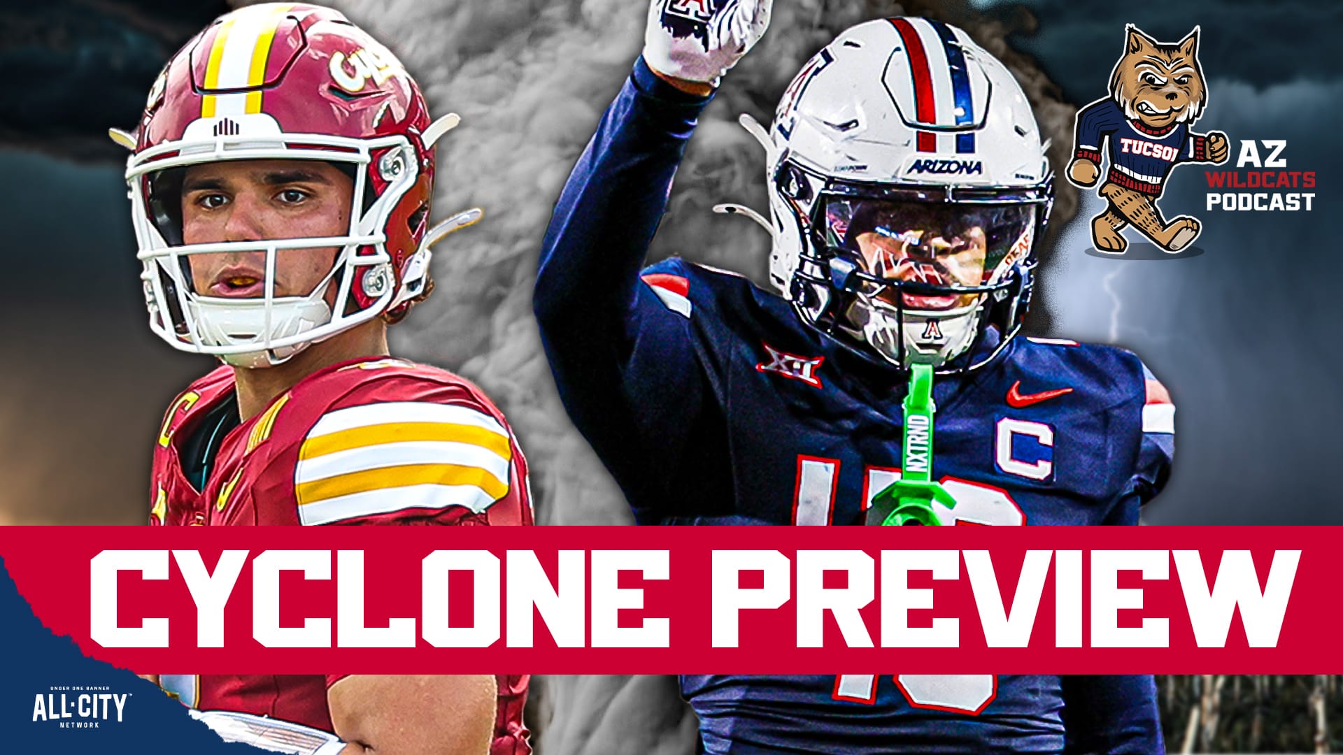 Arizona faces off vs Iowa State this weekend and to preview this matchup between Noah Fifita and Rocco Becht, Alec Busse of 247 Sports joins the pod to talk Iowa State latest. PLUS! Locked on CFB's Spencer McLaughlin joins the show to talk Arizona Wildcats football from the national perspective. Join Damon Fairall and Kevin Thomas on the AZ Wildcats Podcast!
