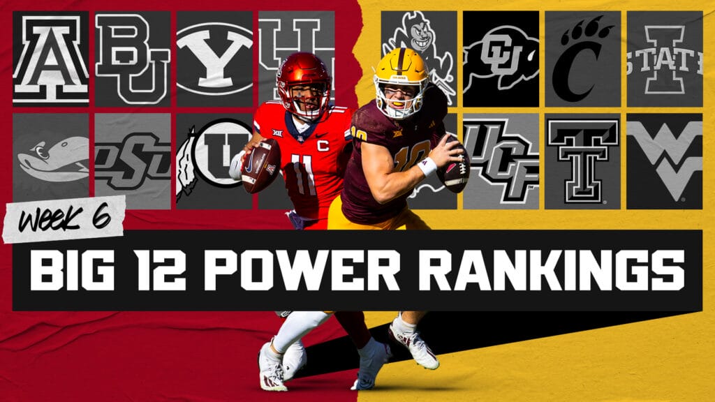 The Big 12 Power Rankings for week 6 are out!