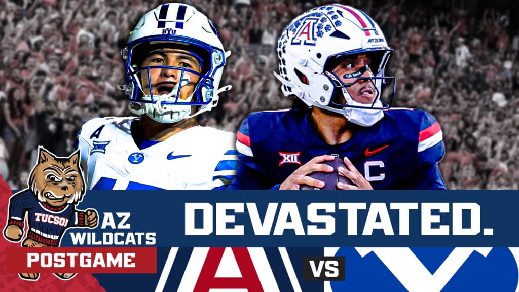 Arizona came out hot vs #18 BYU in what could have been a program shifting win for 2nd year head coach Brent Brennan. However, Arizona folded down the stretch and were the victim of some unfortunate calls losing to BYU in what was a gut punch of a loss to Arizona fans. Where does Arizona go after this loss? Join Damon Fairall and Kevin Thomas on the AZ Wildcats Podcast!