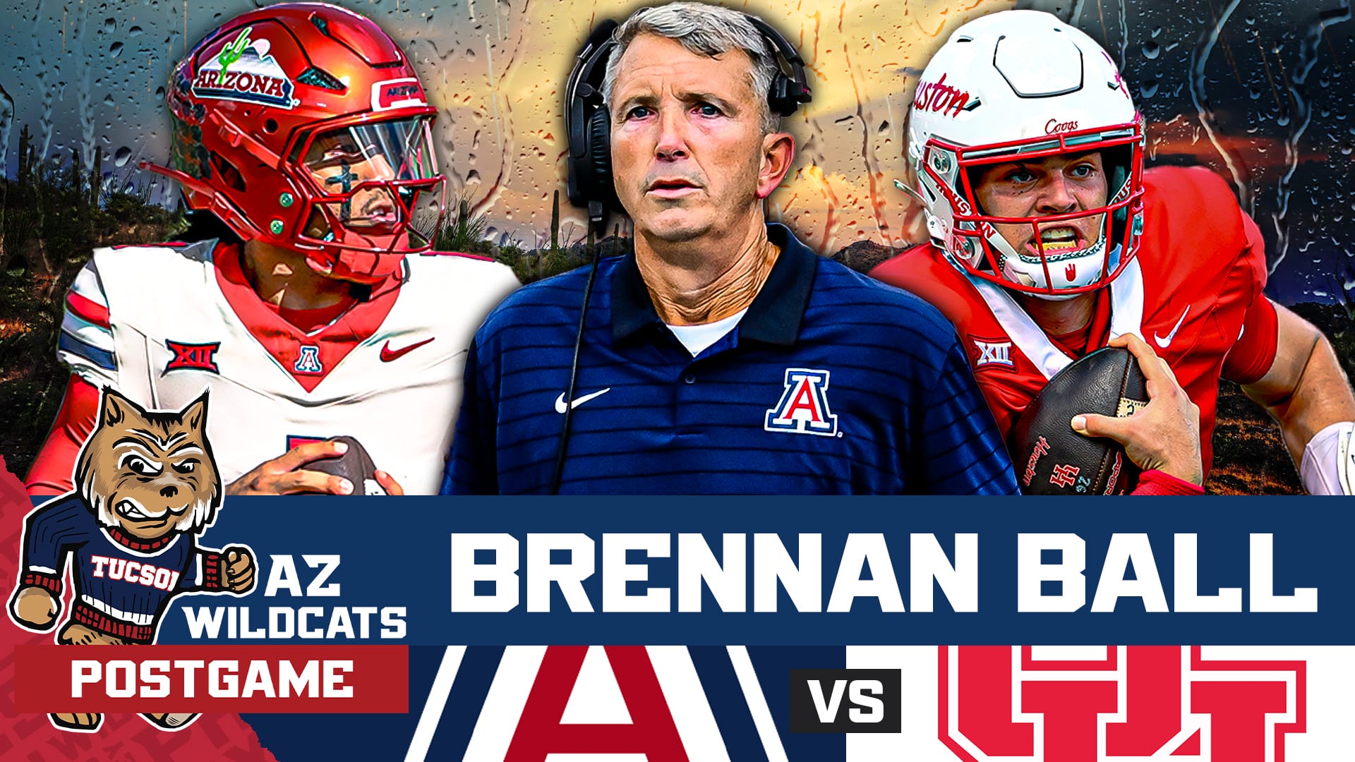 The Arizona Wildcats under Brent Brennan have not just struggled on the road but fell to 1-6 away from Tucson under Brennan. Houston was able to get the job done at home vs the Wildcats who bit themselves multiple times. Noah Fifita neared perfection at times but was unable to carry the offense in this one and the touted defense Arizona has had all season was inconsistent. The special teams continue to be the least efficient units in America. Conner Weigman did his job for the Cougars alongside big target Tanner Koziol. Where do the Cats go from here? Can they still reach bowl eligibility? Join Damon Fairall and Kevin Thomas on the AZ Wildcats Podcast Postgame Show!