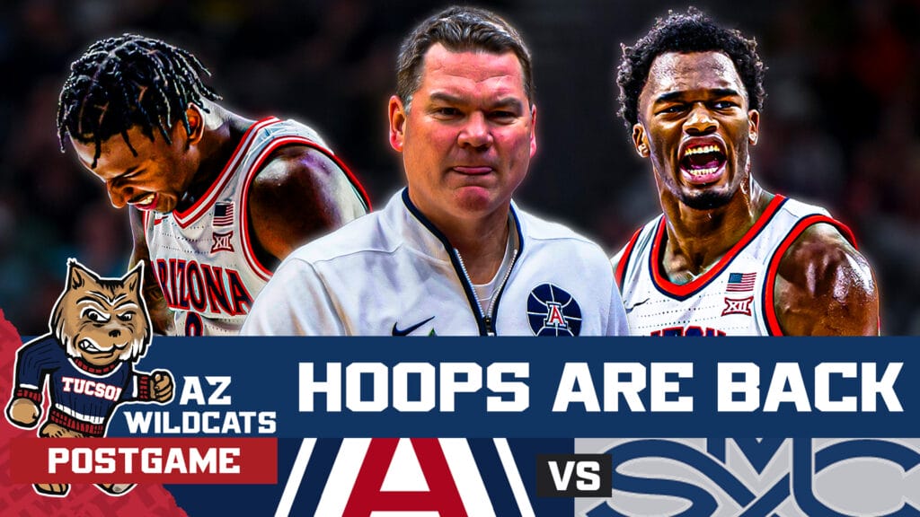 The Arizona Wildcats fans can rejoice! Basketball is back! Tommy Lloyd’s group took the court for the first time this season. Koa Peat, Brayden Burries, Dwayne Aristode, Ivan Kharchenkov, & Evan Nelson showcased their skills for the first time this season. What can we learn from Arizona vs St.Mary’s pre-season game? Was Saint Mary’s better than people were giving them credit for? Join Damon Fairall & Kevin Thomas on the AZ Wildcats Postgame Podcast!
