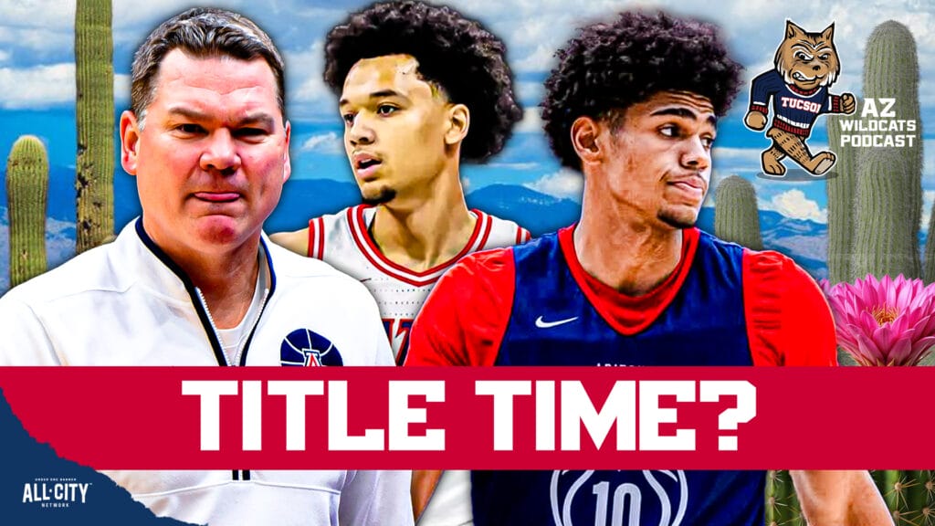 Arizona basketball under Tommy Lloyd has been highly successful both on and off the court. The 2025 recruiting sports an elite level of talent with multiple 5 stars and highly regarded players. Koa Peat, Brayden Burries, Dwayne Aristode, Ivan Kharchenkov, Bryce James, and more are featured in this class. Just how much NBA talent do the Wildcats have? NBA draft expert and No Ceilings founder Tyler Metcalf joins the show to help breakdown Tommy Lloyd’s roster. Join Damon Fairall and Kevin Thomas on the AZ Wildcats Podcast!