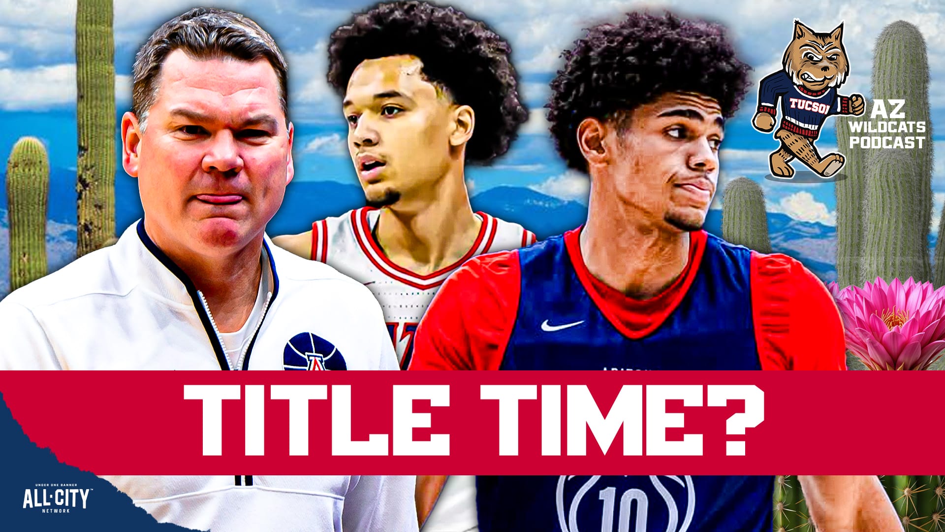 Arizona basketball under Tommy Lloyd has been highly successful both on and off the court. The 2025 recruiting class sports an elite level of talent with multiple 5 stars and highly regarded players. Koa Peat, Brayden Burries, Dwayne Aristode, Ivan Kharchenkov, Bryce James, and more are featured in this class. Just how much NBA talent do the Wildcats have? NBA draft expert and No Ceilings founder Tyler Metcalf joins the show to help breakdown Tommy Lloyd’s roster. Join Damon Fairall and Kevin Thomas on the AZ Wildcats Podcast!