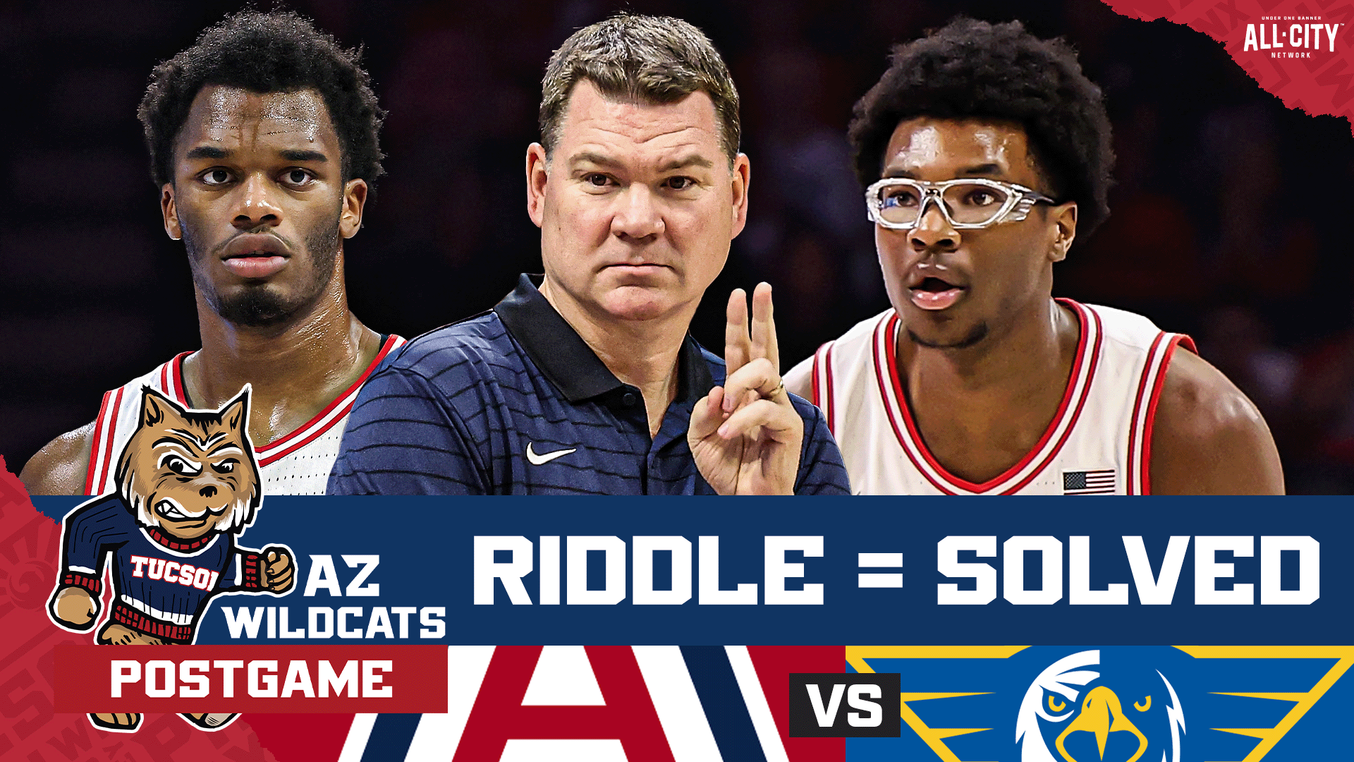 Thanks for coming out Embry Riddle! Arizona Basketball dominates NCAA Division II foe in the way they should: . The Eagles came out hot hitting four 3-pointers early, but Arizona weathered the storm by way of senior star Tobe Awaka, who dominated smaller opponents all night long. Bryce James scored his first bucket in an Arizona uniform while fellow freshman Ivan Kharchenkov continues to push for playing time. On the negative side, big man Motiejus Krivas continues to struggle. Should Arizona fans be concerned about his minutes against legit competition? Is the competition over at the small forward spot? Will Bryce James redshirt? PLUS some Big 12 Football roundup from the weekend and what Arizona needs to clean up before playing Florida next Monday! Join Damon Fairall & Saul Bookman on the AZ Wildcats Postgame Show!