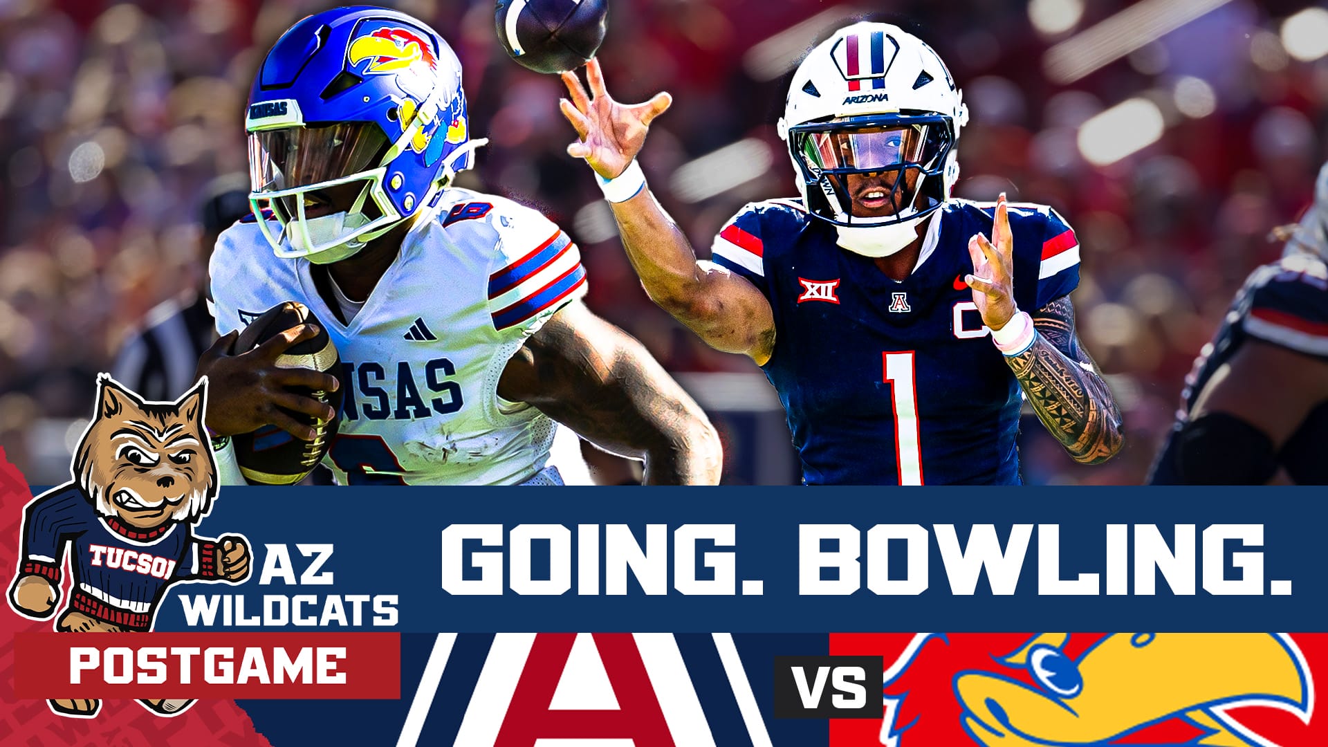 POSTGAME: Arizona STORMS BACK vs. Kansas To Secure Bowl Eligibility For Brent Brennan