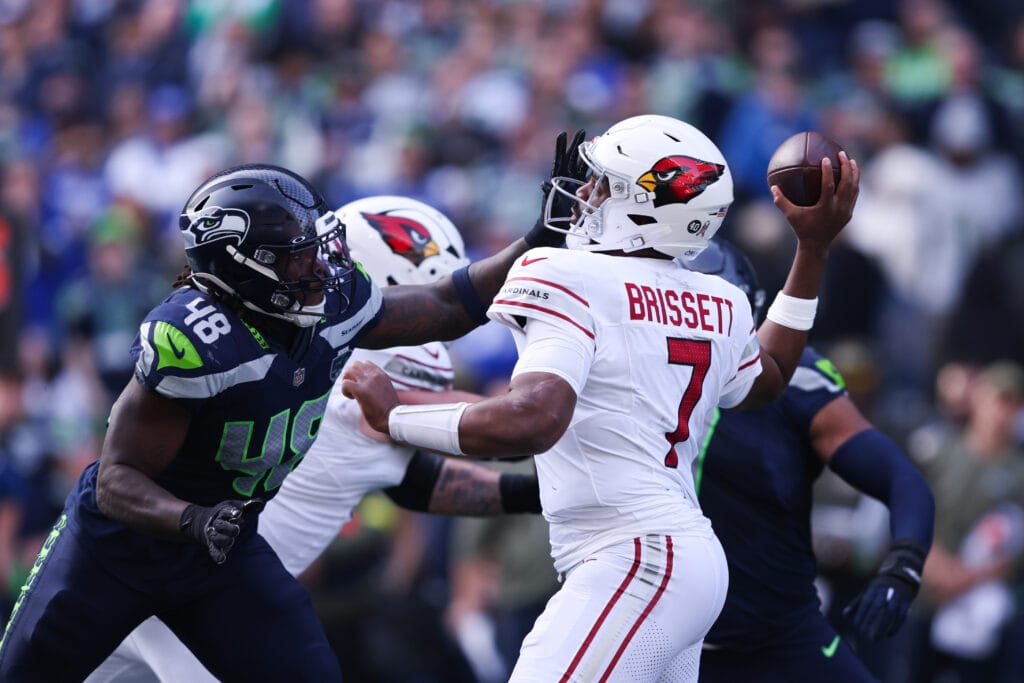 Arizona Cardinals QB Jacoby Brissett.