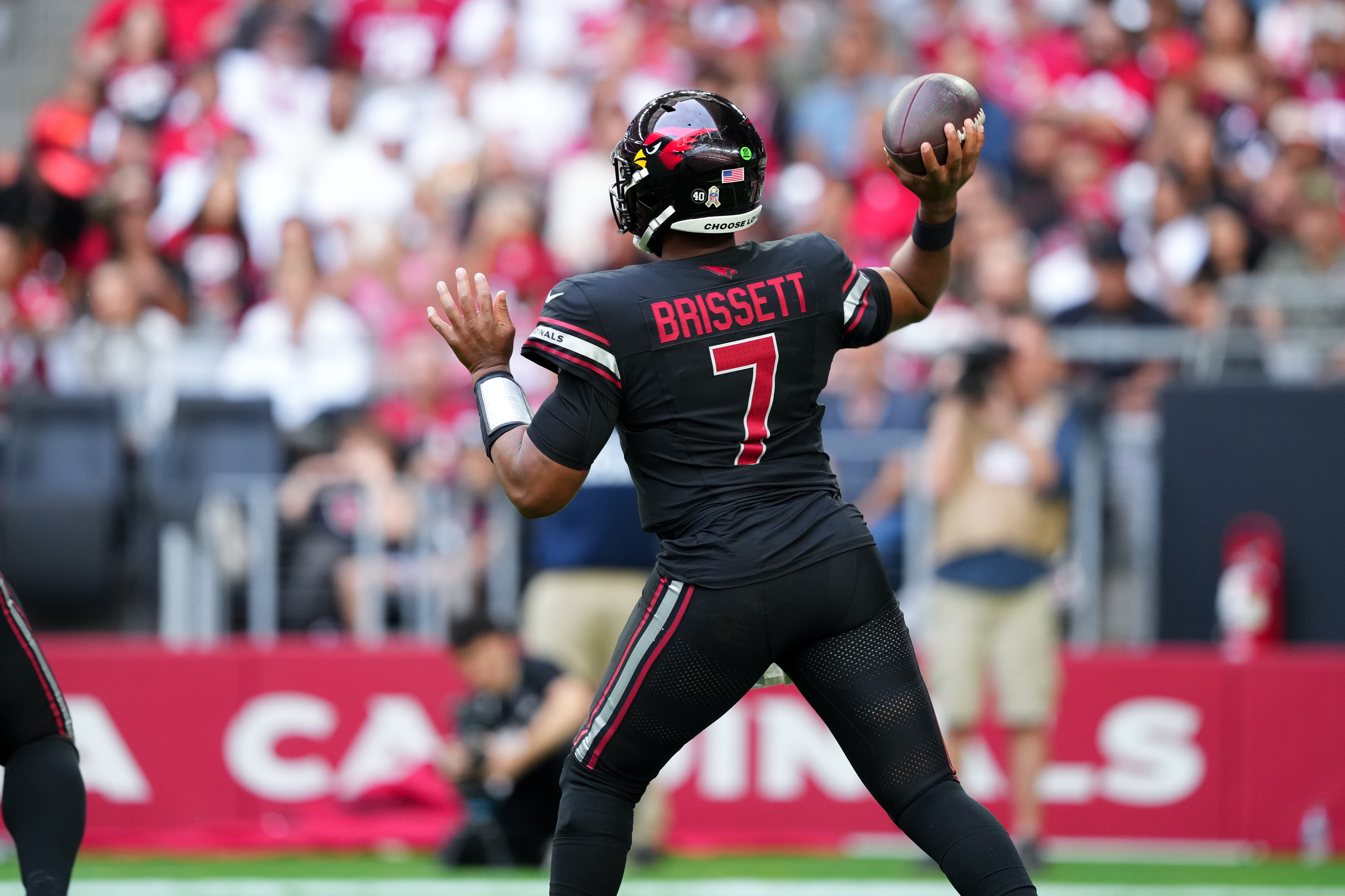 Arizona Cardinals QB Jacoby Brissett.