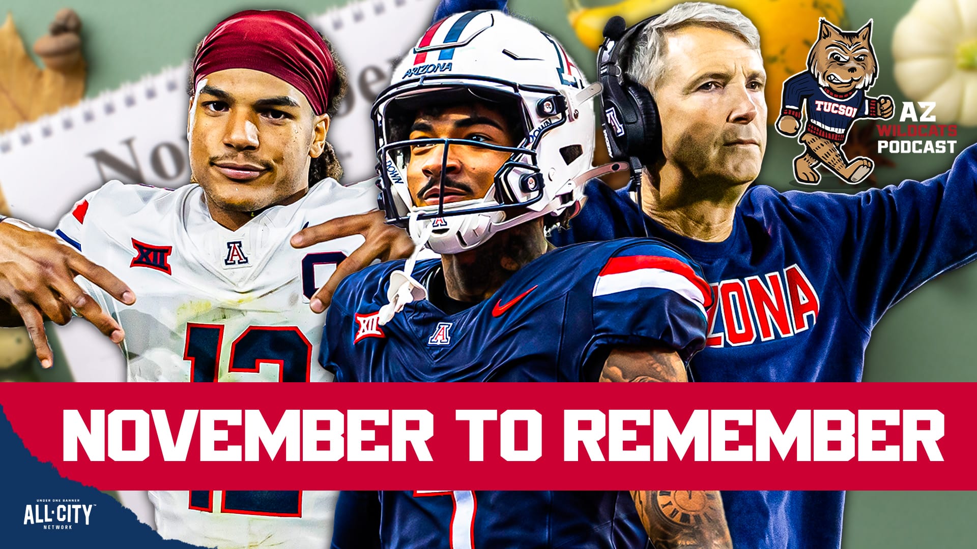 The Arizona Wildcats had a historic November as an athletic department as they were the only D-I program to go undefeated in Football, Men's basketball, and Women's basketball. A huge part of that was the unprecedented 5-0 month the Arizona football team pulled off behind the leadership of Brent Brennan, Danny Gonzales and Seth Doege. Can the Cats keep up this level of success going forward in the Big 12? Join Damon Fairall and Kevin Thomas on the AZ Wildcats Podcast!