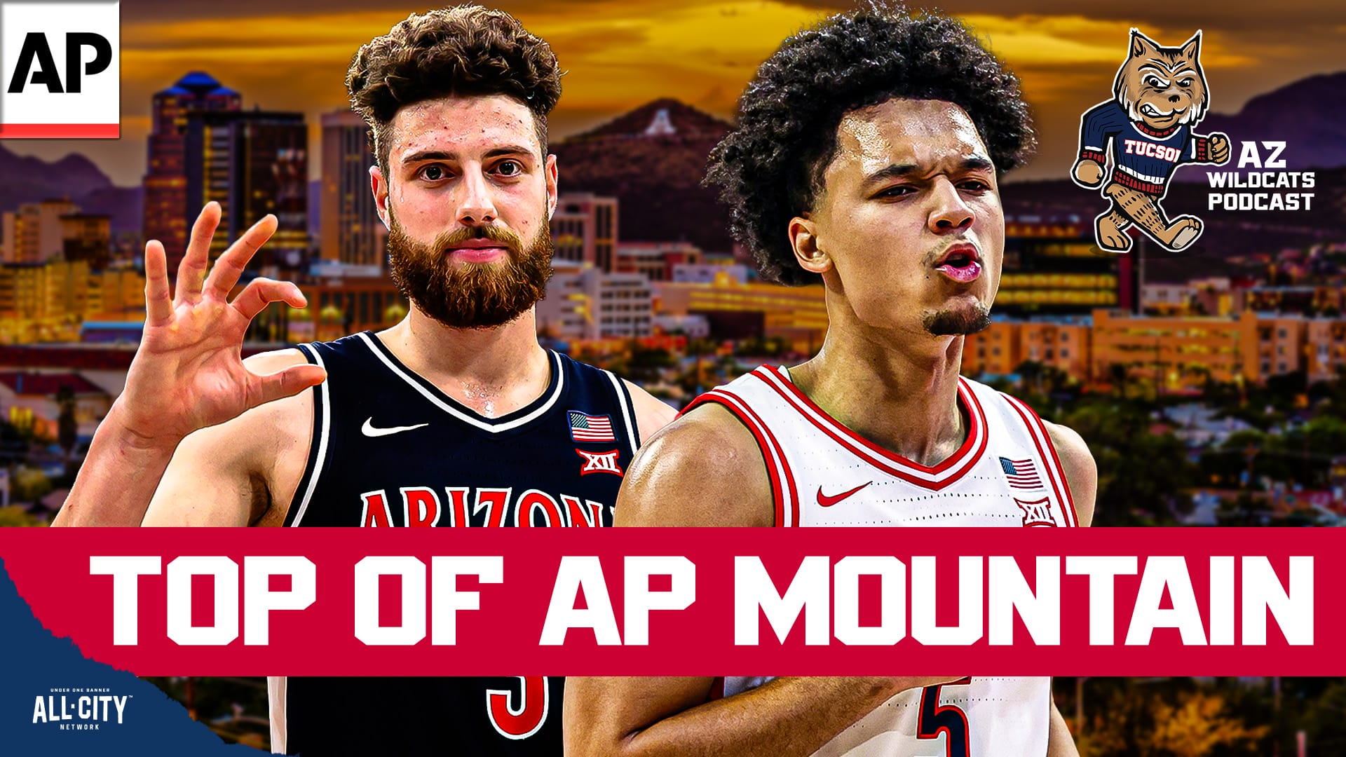 The Arizona Wildcats have been ranked number 1 by the AP poll. The top ranked team in the country will be on the road this weekend in Birmingham to face Nate Oats and Alabama. Tommy Lloyd, Koa Peat, Jaden Bradley, Anthony Dell’Orso, Motiejus Krivas, Tobe Awaka, Ivan Kharchenkov, Dwayne Aristode and company have propelled Arizona to this point but if they dont follow through it wont matter. Can Arizona fulfill the incredibly high expectations being put on it? PLUS! Dovydas Buika visits Arizona, Sam Leavitt leaves Arizona State football, we have a big announcement and MORE! Join Damon Fairall and Kevin Thomas on the AZ Wildcats Podcast!