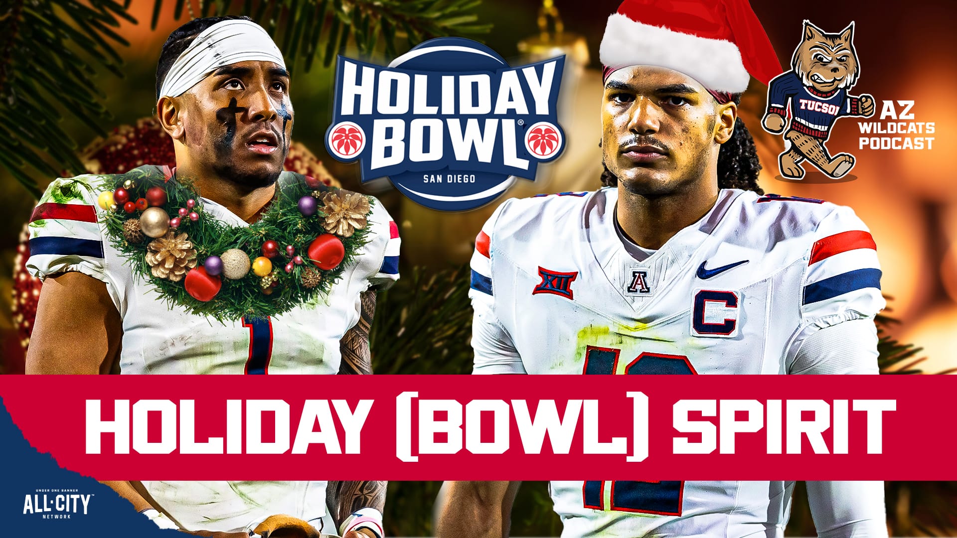 The Arizona Wildcats are set for a Holiday Bowl matchup with SMU. Brent Brennan has fully turned around the Wildcats football program and his quarterback Noah Fifita has led the way on offense. Genesis Smith has reminded the country that he is one of the better defensive backs in the NCAA. Justin Spears joins the AZ Wildcats Podcast to breakdown the Holiday Bowl, the portal season, and MORE! Join Damon Fairall and Kevin Thomas on the AZ Wildcats Podcast!