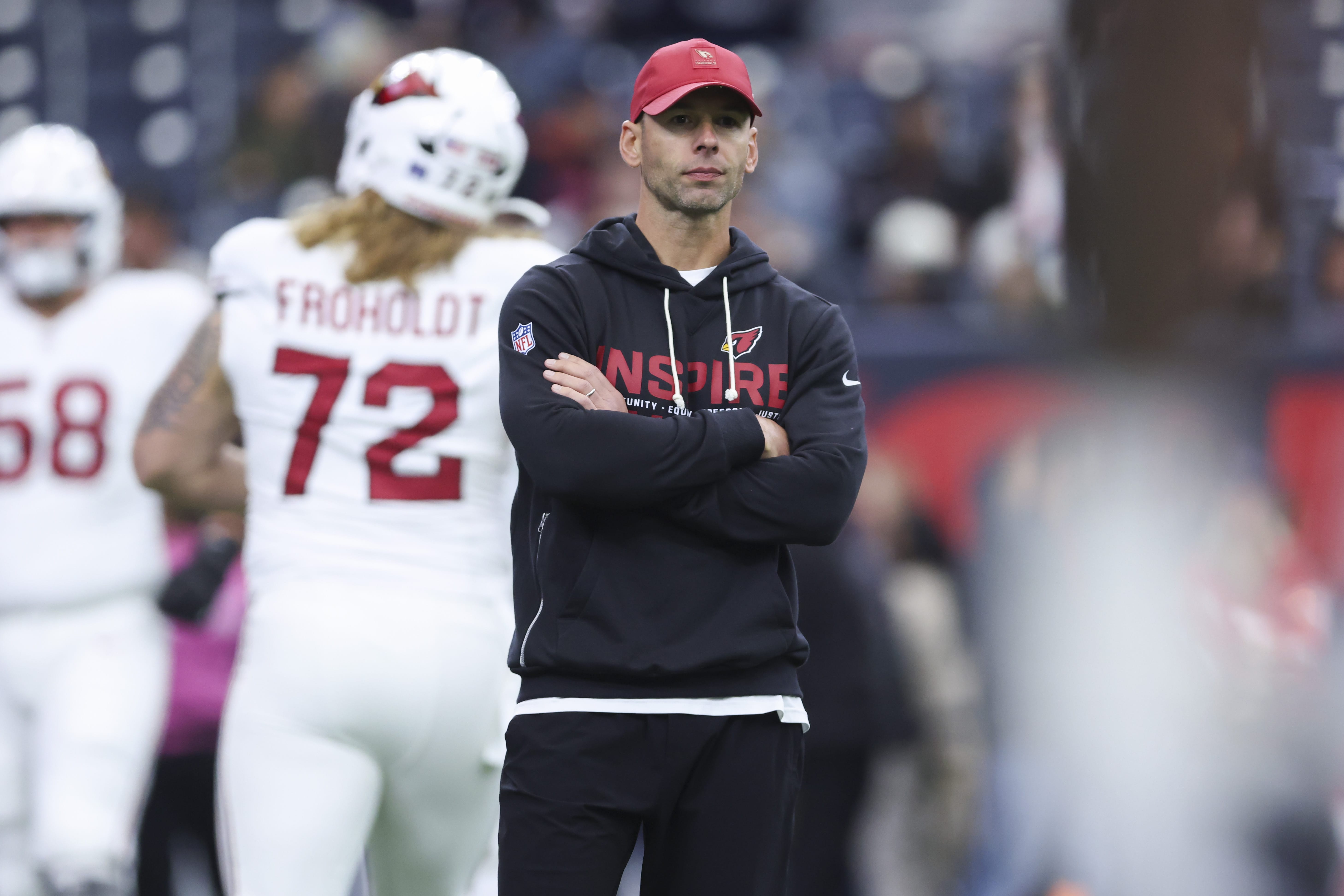 Arizona Cardinals head coach Jonathan Gannon