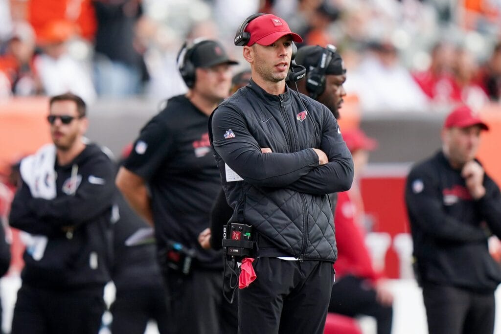 Arizona Cardinals head coach Jonathan Gannon.
