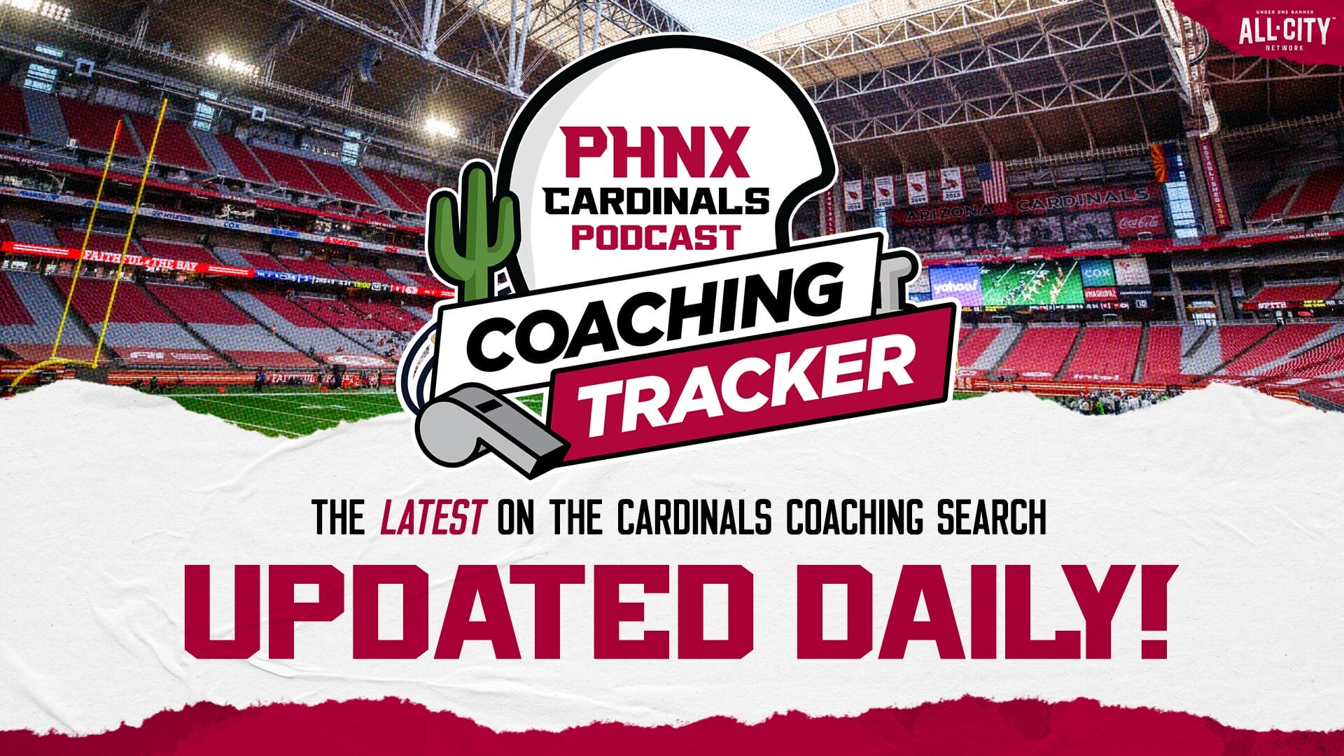 Arizona Cardinals head coaching search tracker.