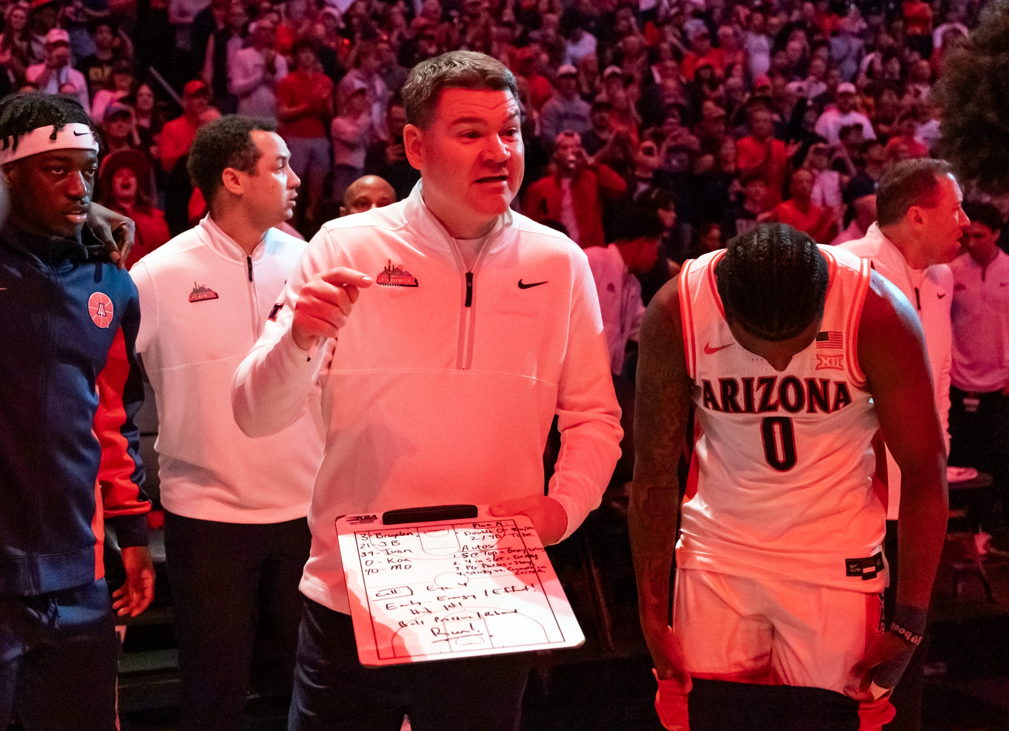 Arizona Wildcats head coach Tommy Lloyd