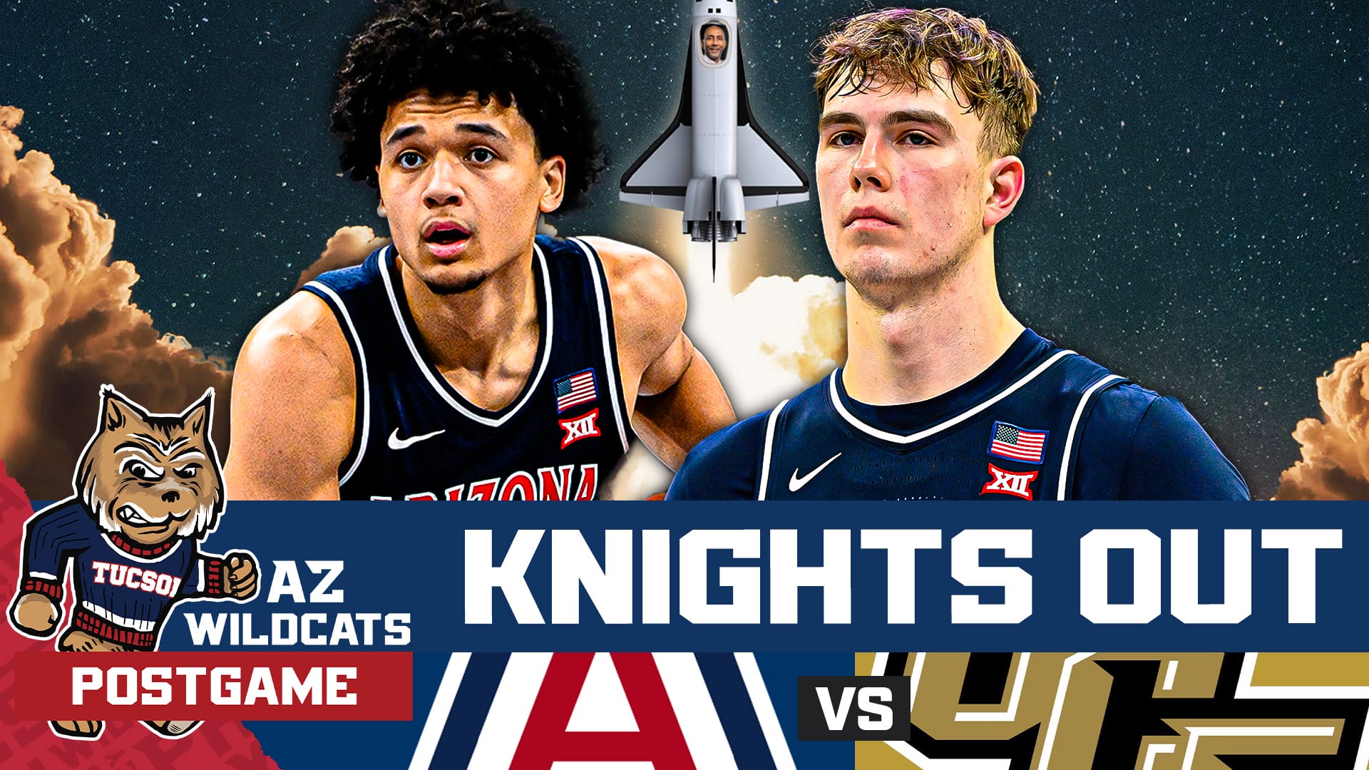 The Arizona Wildcats travelled to Central Florida to take on Johnny Dawkins, Themus Fulks, Jamichael Stillwell and Riley Kugel. Arizona won the game despite the worst game of the season from Koa Peat, not shooting well from 3 and in a road environment. This year’s Wildcats team feels recession proof. PLUS! What’s next for this year’s team? What’s the play of the game from tonight? Join Damon Fairall and Kevin Thomas on the AZ Wildcats Podcast!