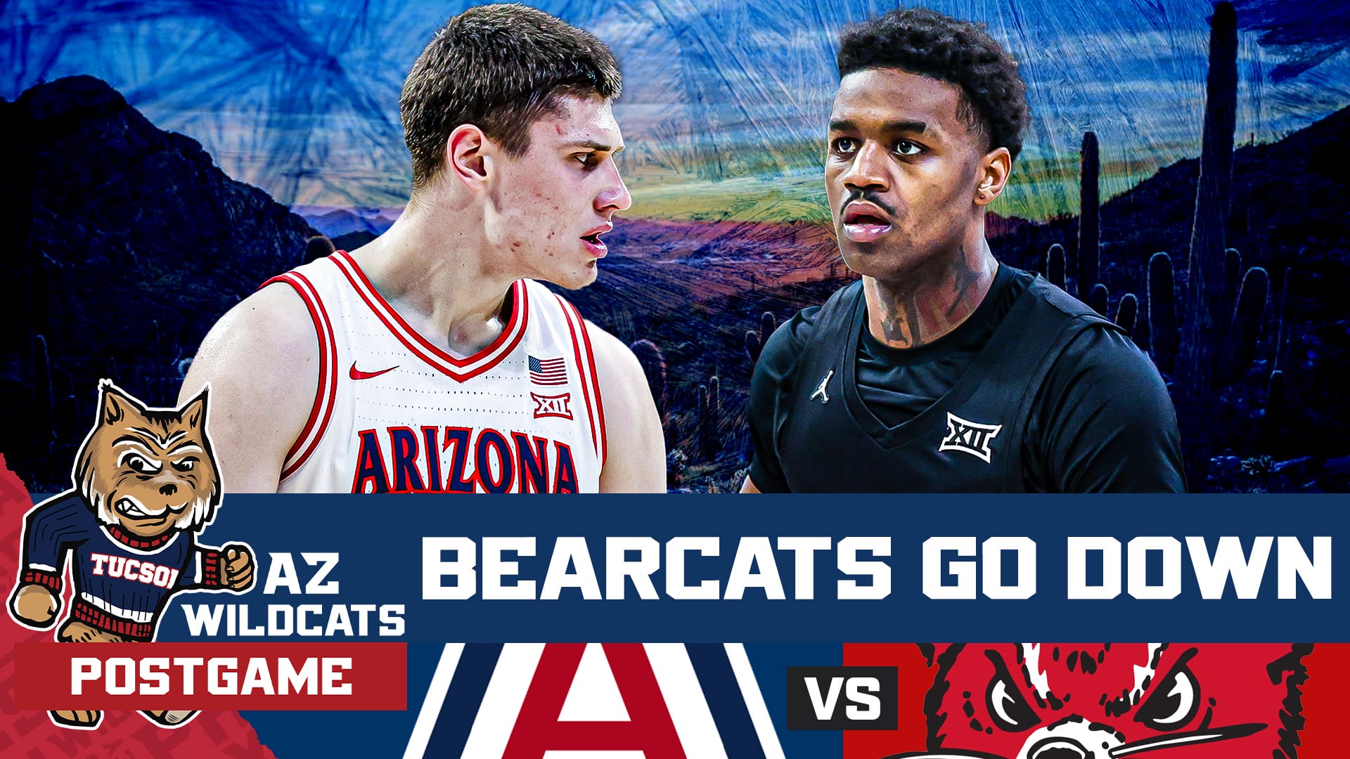 The Arizona Wildcats remain unbeaten and move to 19-0 after an "ugly blowout" of Cincinnati. Koa Peat put up 13, Motiejus Krivas dominated, Ivan Kharchenkov got the people going on both ends and Jaden Bradley continued to be the metronome for this team. Arizona as a team shot poorly again from behind the Arc but why?! What's next for this Wildcats team in Big 12 play? Join Damon Fairall and Kevin Thomas on the AZ Wildcats Podcast!