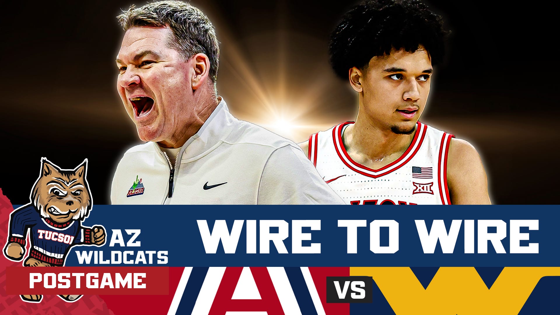 The Arizona Wildcats completely dominated West Virginia from start to finish. The number one ranked Wildcats flexed their star power with Brayden Burries having one of his best performances of the season. Tommy Lloyd’s bunch now heads to Provo to take on BYU and AJ Dybantsa who today play against the rival Utah. Was this Arizona’s most complete game of the season? Is Brayden Burries taking ANOTHER leap forward? Should BYU be scared of Arizona? Join Damon Fairall and Kevin Thomas on the AZ Wildcats Podcast!