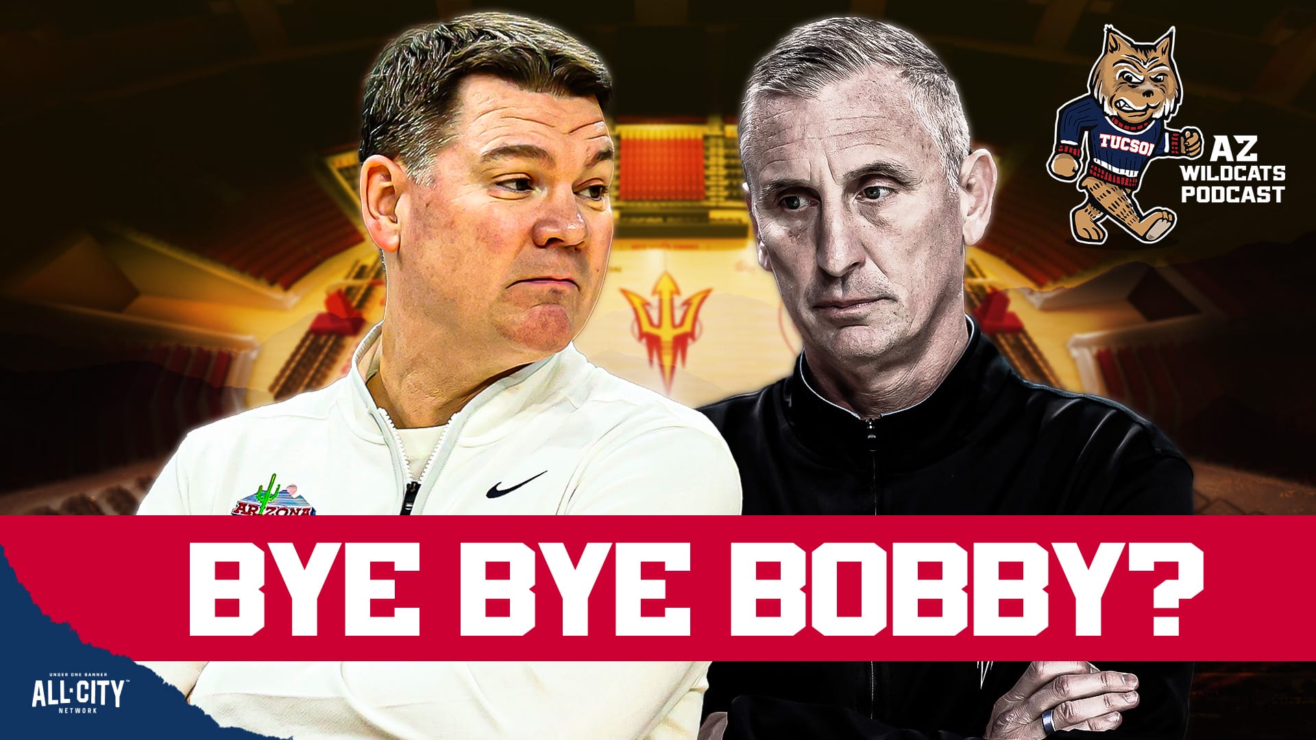 The Arizona Wildcats were able to keep Arizona State at bay in their first matchup despite getting an incredible fight from Bobby Hurley’s Sun Devils. Moe Odum carried his team to a competitive loss in that first matchup in the McKale Center. Now The Wildcats head to Desert Financial Arena to face Arizona State again in what could be a nasty blowout. Will it be Hurley’s last Territorial Cup “Derby”? Will Koa Peat put together a full game of dominance this time around? PLUS! Arizona’s NEW transfer WR DJ Jordan joins the show to talk his arrival in Tucson. Join Damon Fairall and Kevin Thomas on the AZ Wildcats Podcast!