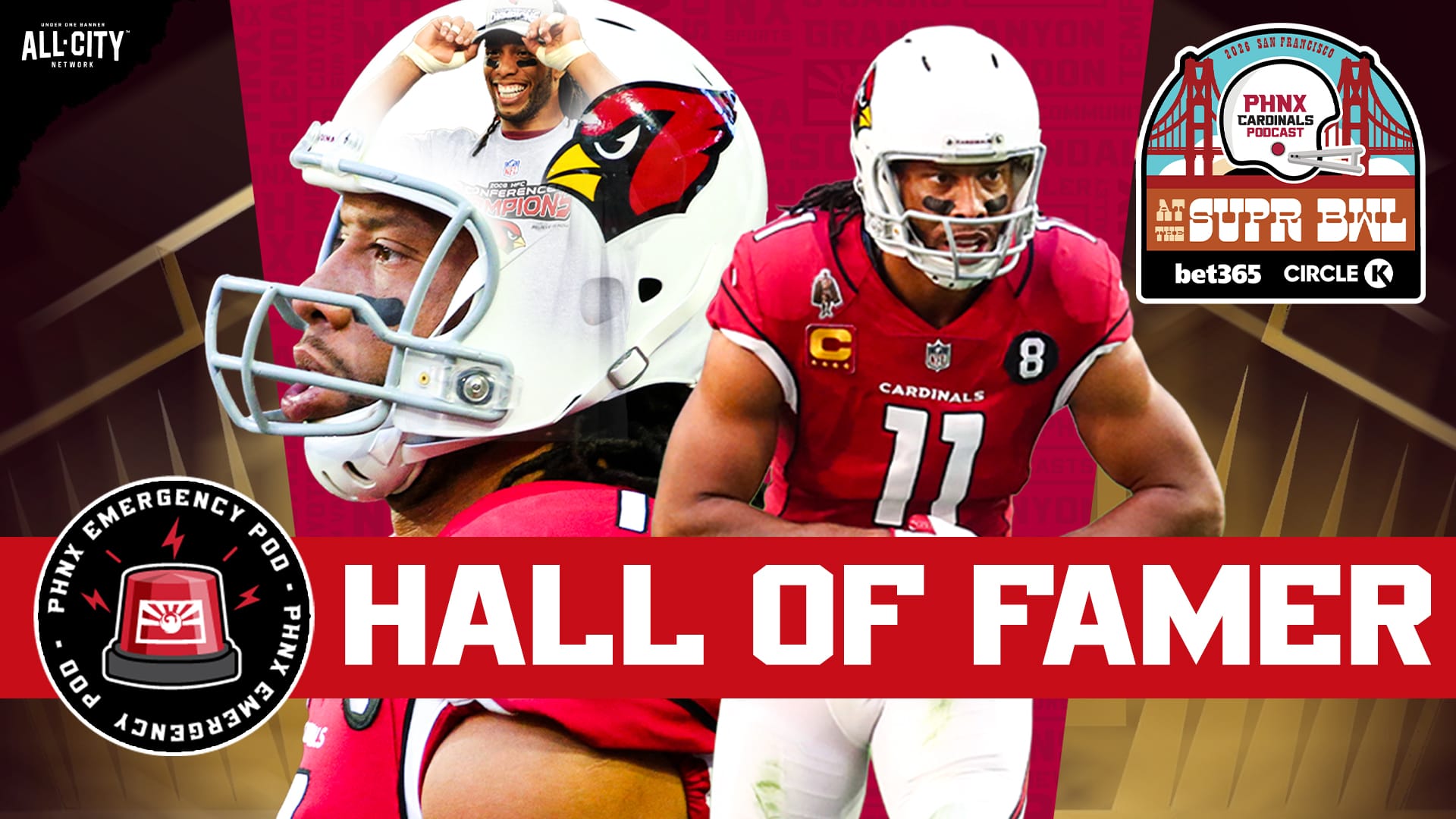 BREAKING: Larry Fitzgerald ELECTED to Pro Football Hall of Fame