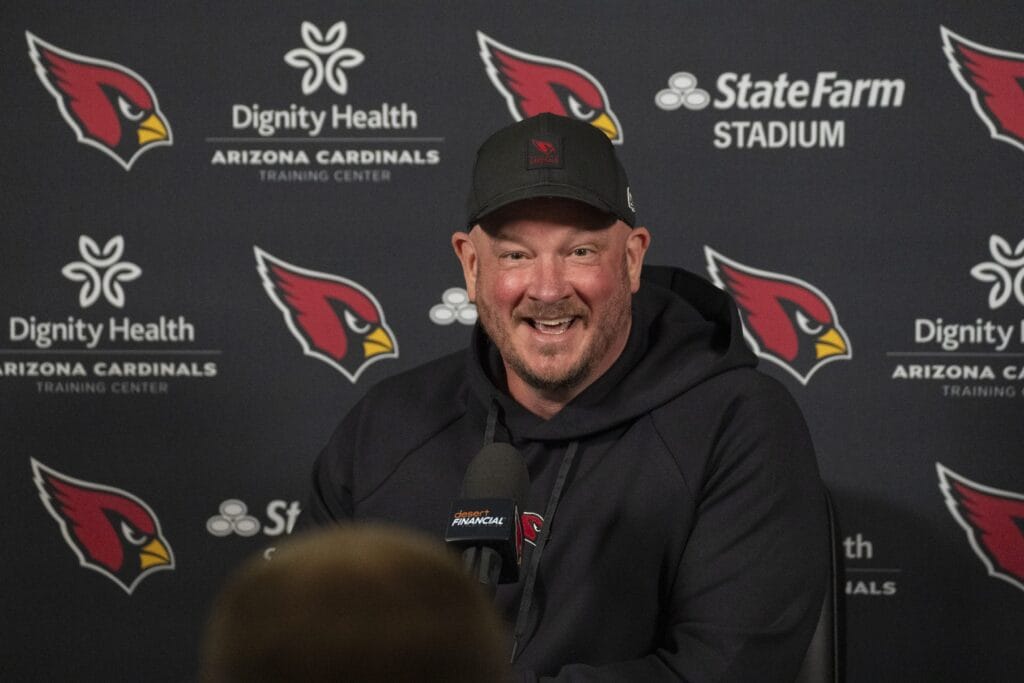 Arizona Cardinals offensive coordinator nathaniel hackett