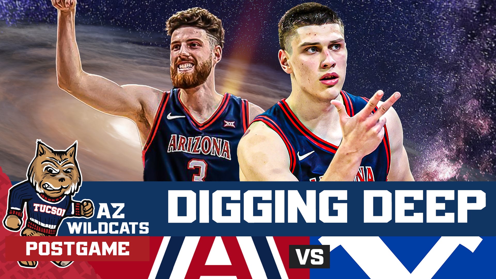 The Arizona Wildcats have bounced back and defeated BYU at home in the newly named McKale Center at Alkeme Arena. Anthony Dell’Orso came up huge for Arizona with 15 first half points. Jaden Bradley tallied 9+ assists in this one. Sidi Gueye showed he is ready for some more minutes. Tommy Lloyd was forced to fix his rotation after star freshman Koa Peat went down with injury in the last game and with Dwayne Aristode out with illness. AJ Dybantsa and Rob Wright were not enough to overcome Arizona in McKale. The fellas break down this game and MORE! PLUS! Saul Bookman joins live from the arena. Join Damon Fairall and Kevin Thomas on the AZ Wildcats Podcast!