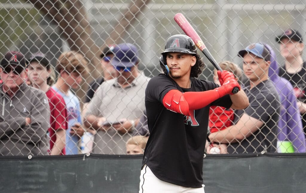 D-backs outfielder Alek Thomas.